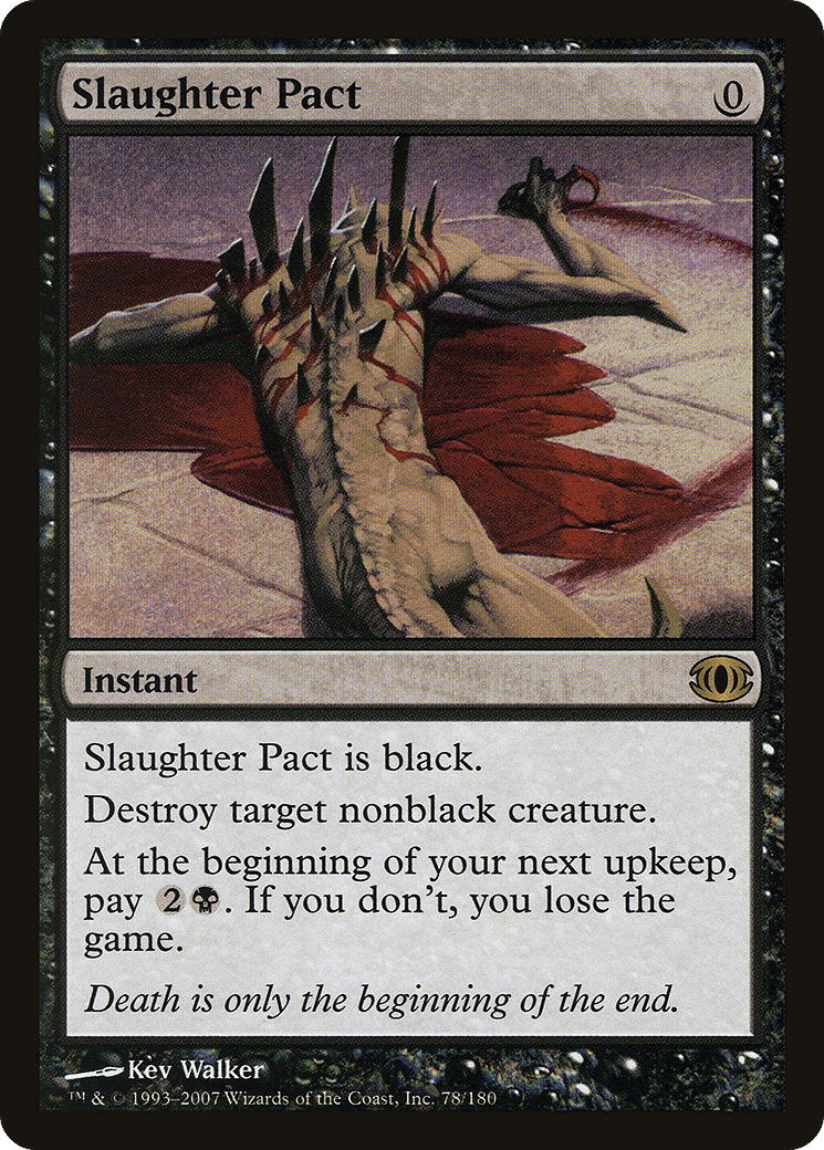 Slaughter Pact — Future Sight — Magic: The Gathering