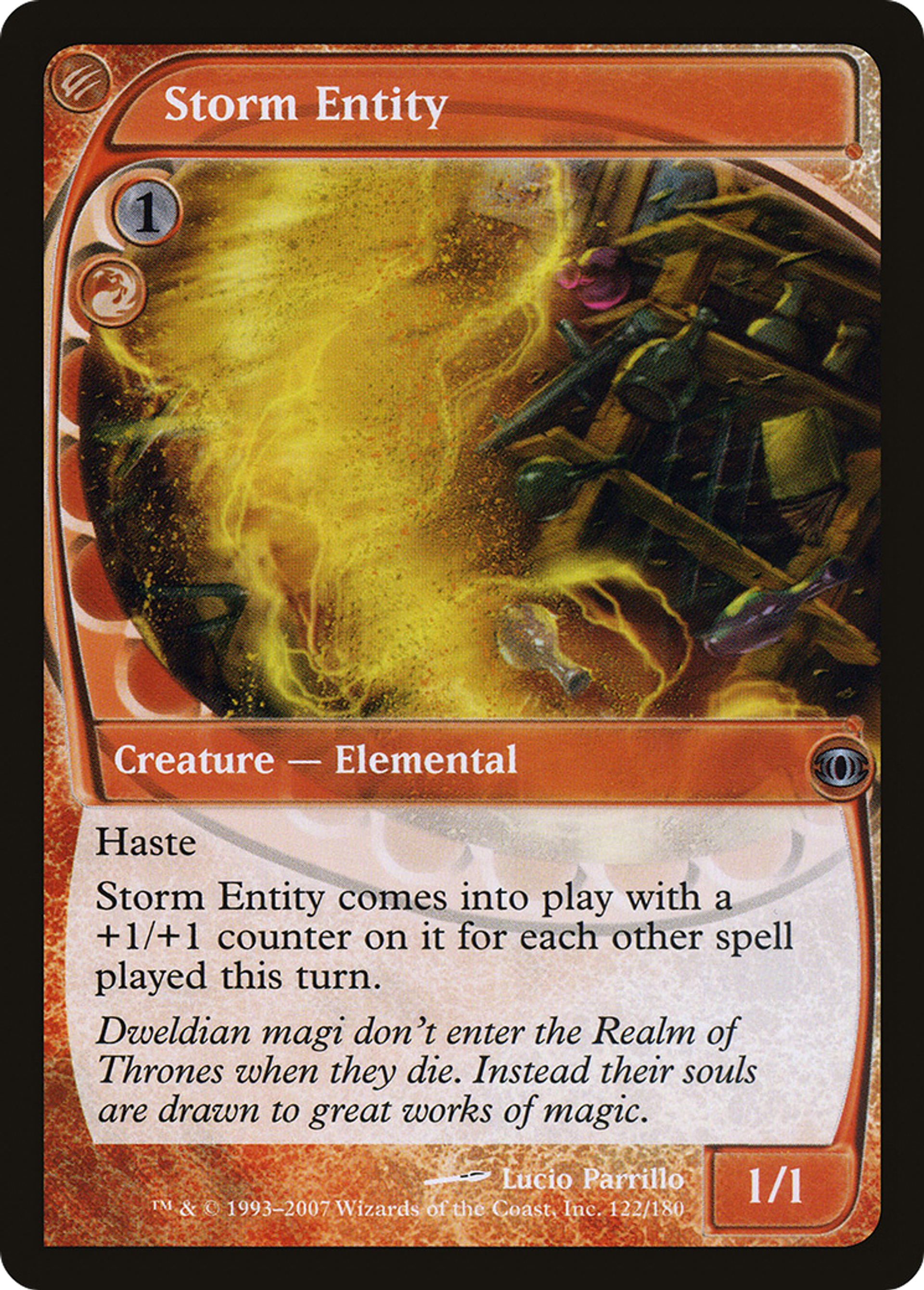Storm Entity — Future Sight — Magic: The Gathering