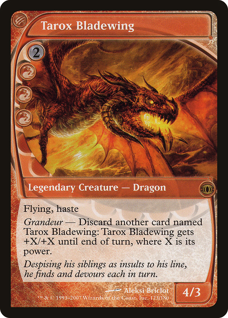 Tarox Bladewing — Future Sight — Magic: The Gathering