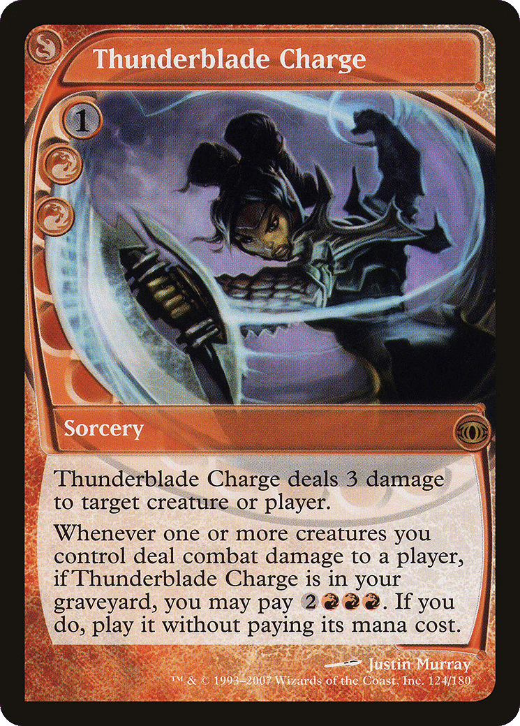 Thunderblade Charge — Future Sight — Magic: The Gathering