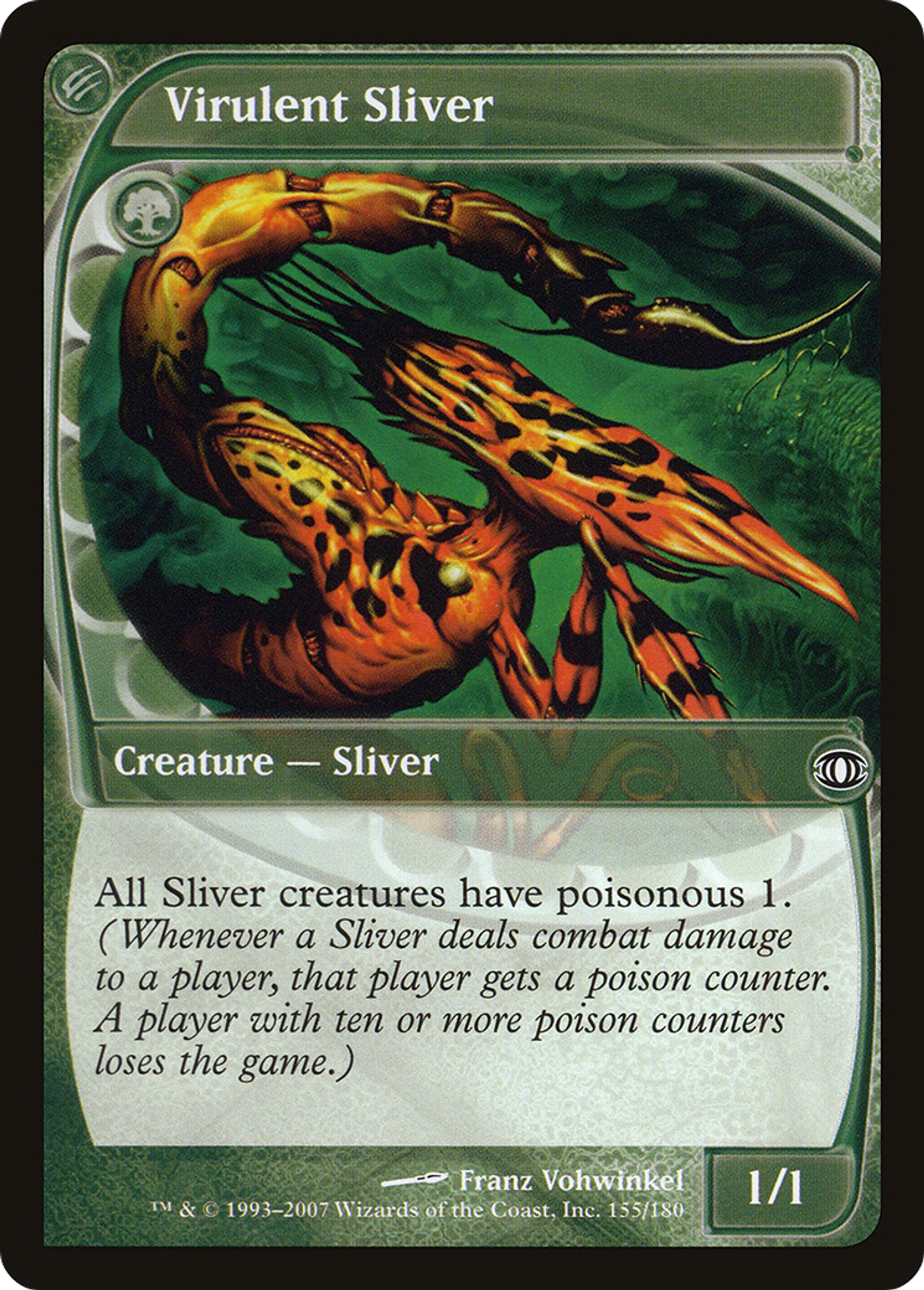 Virulent Sliver — Future Sight — Magic: The Gathering