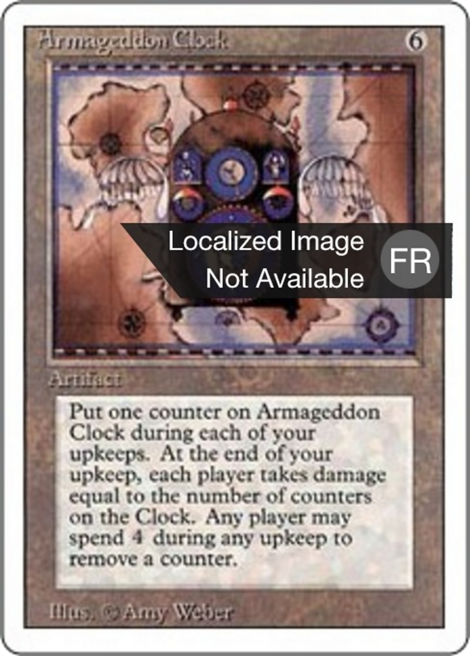 Horloge de l'Armaguedon — Foreign White Border — Magic: The Gathering