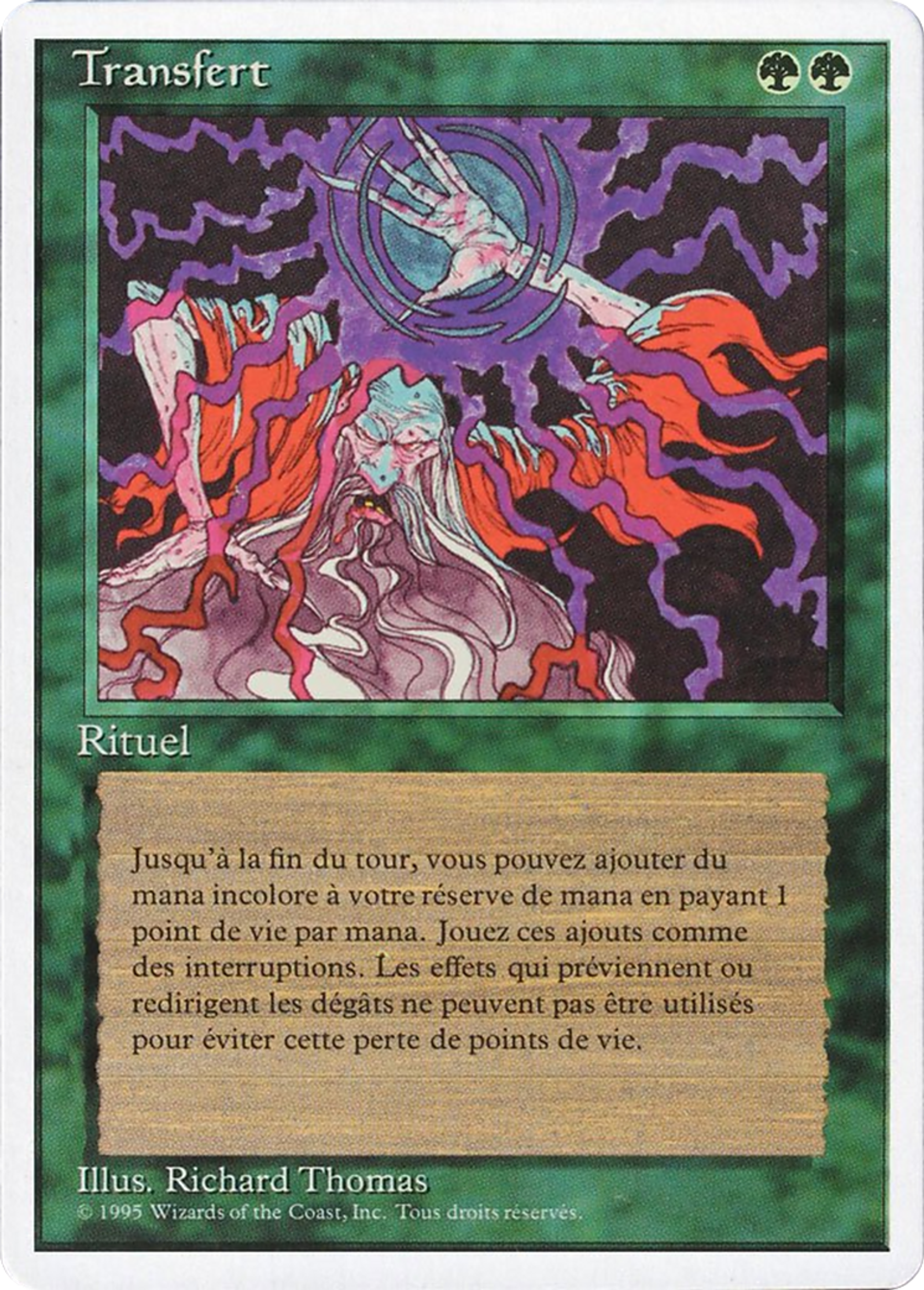 Channel — Foreign White Border — Magic: The Gathering