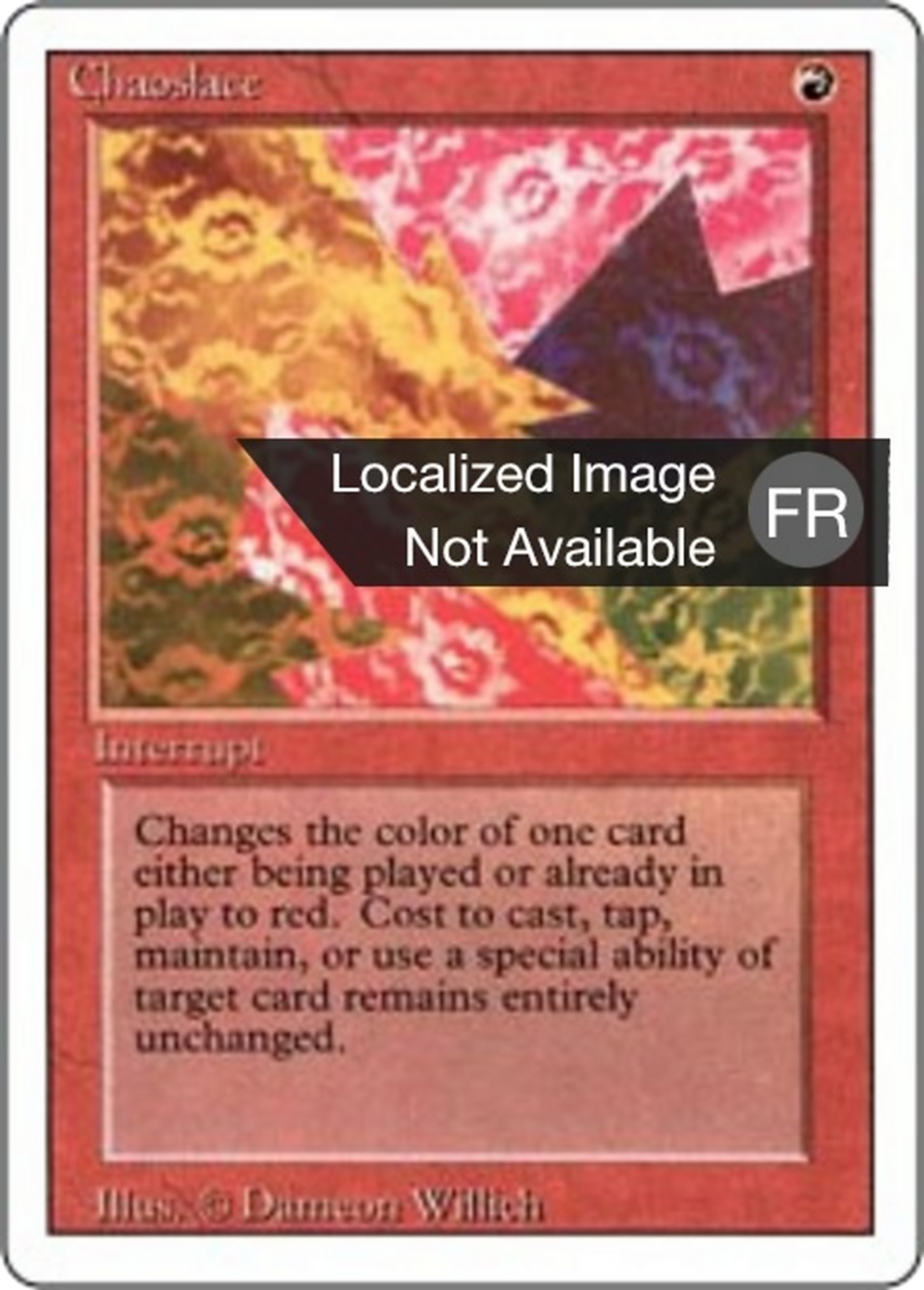 Chaoslace — Foreign White Border — Magic: The Gathering