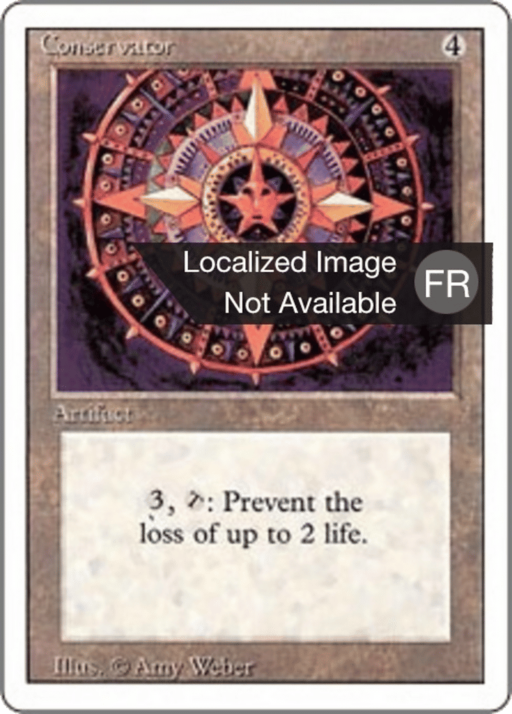 Conservateur — Foreign White Border — Magic: The Gathering