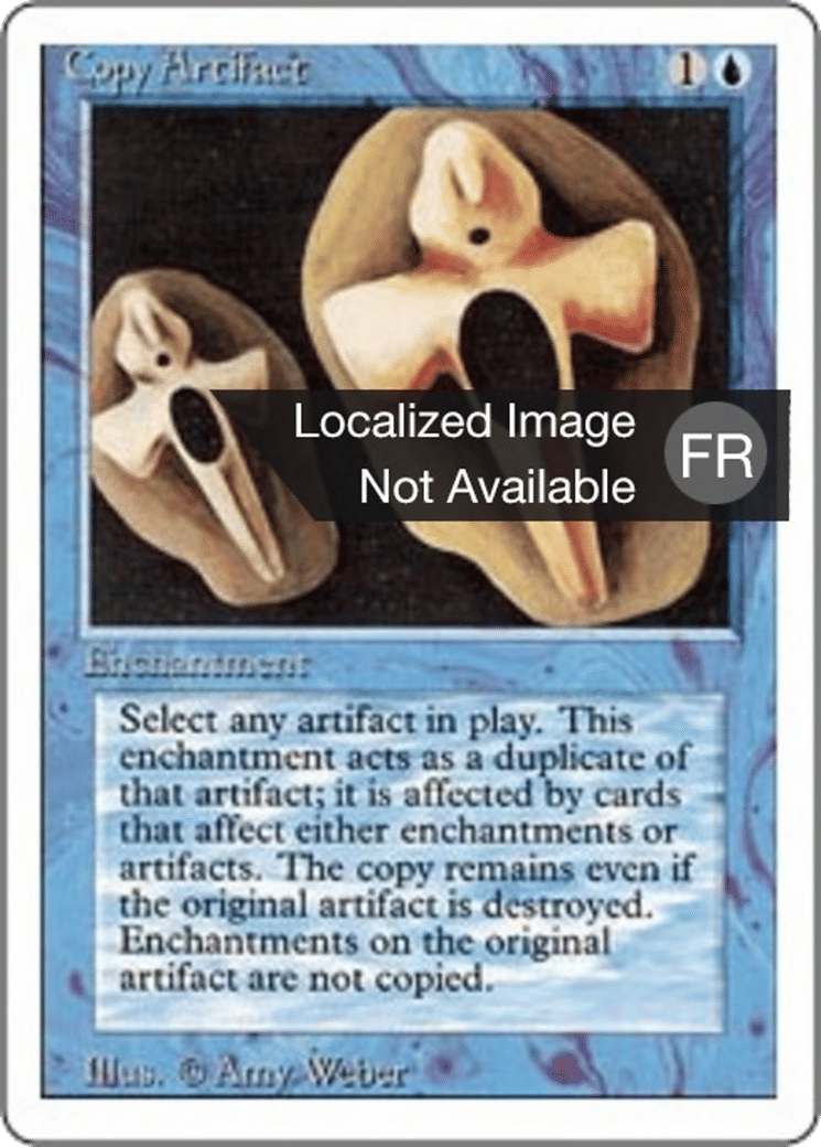 Copy Artifact — Foreign White Border — Magic: The Gathering