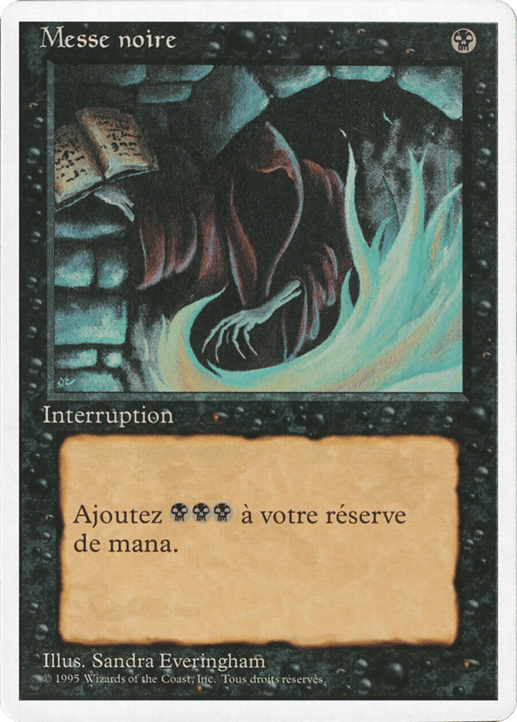 Dark Ritual — Foreign White Border — Magic: The Gathering