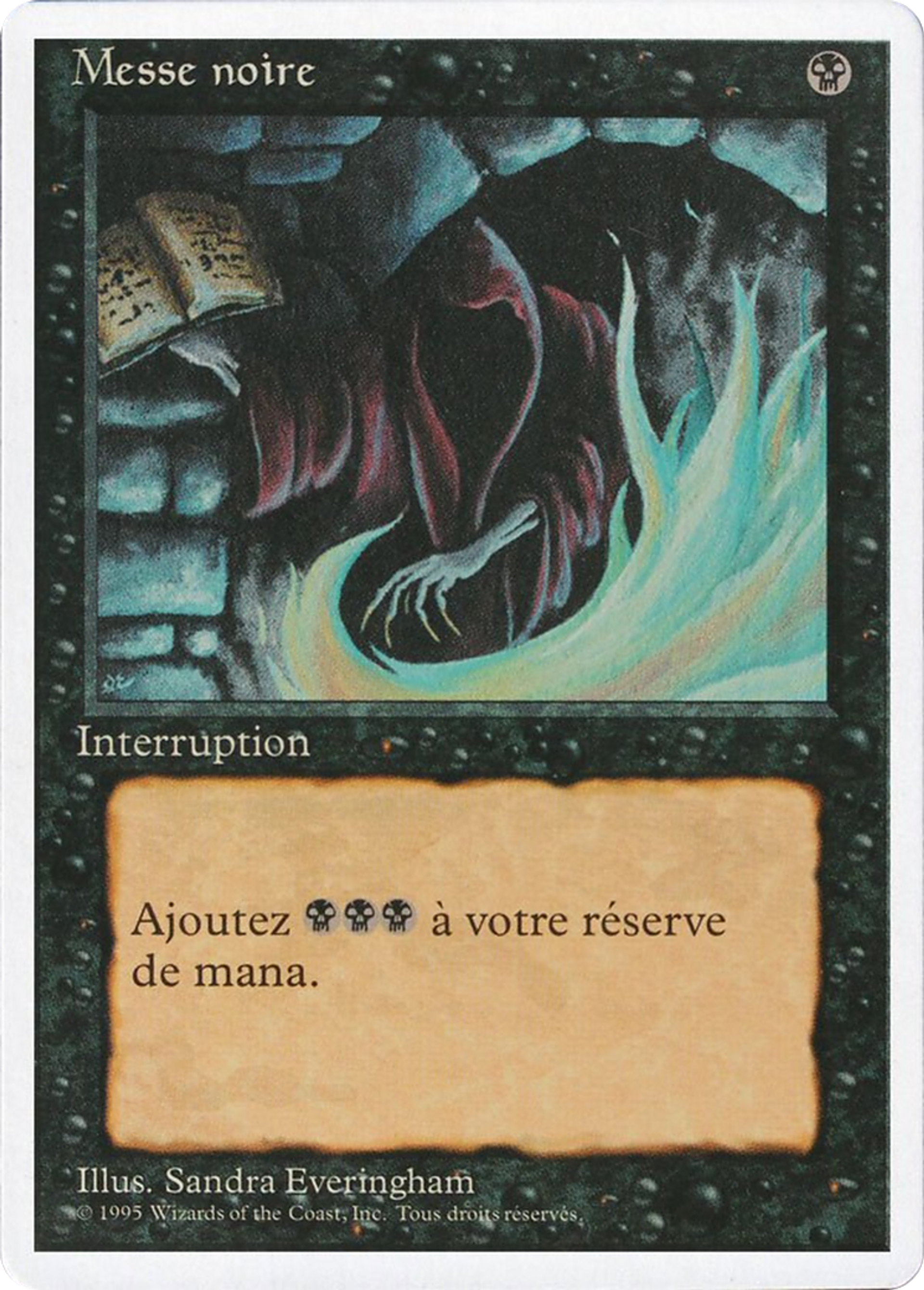 Dark Ritual — Foreign White Border — Magic: The Gathering