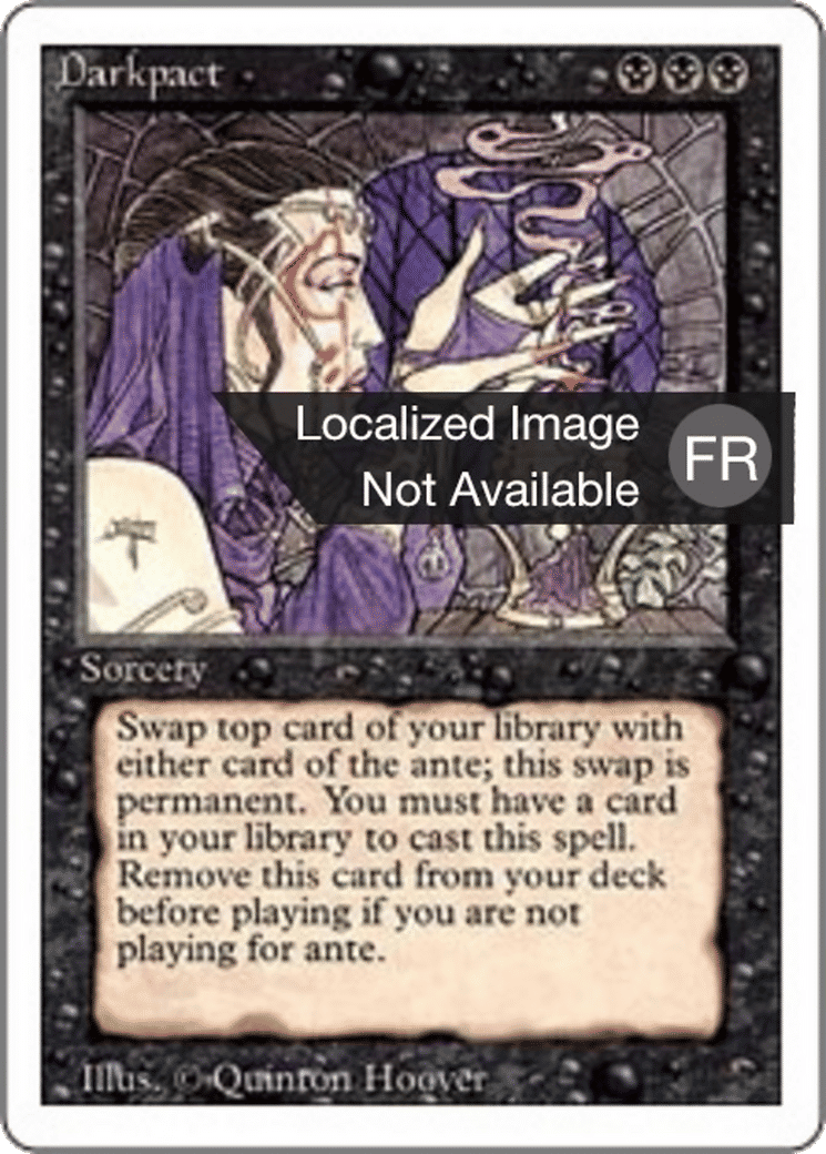 Pacte ténébreux — Foreign White Border — Magic: The Gathering