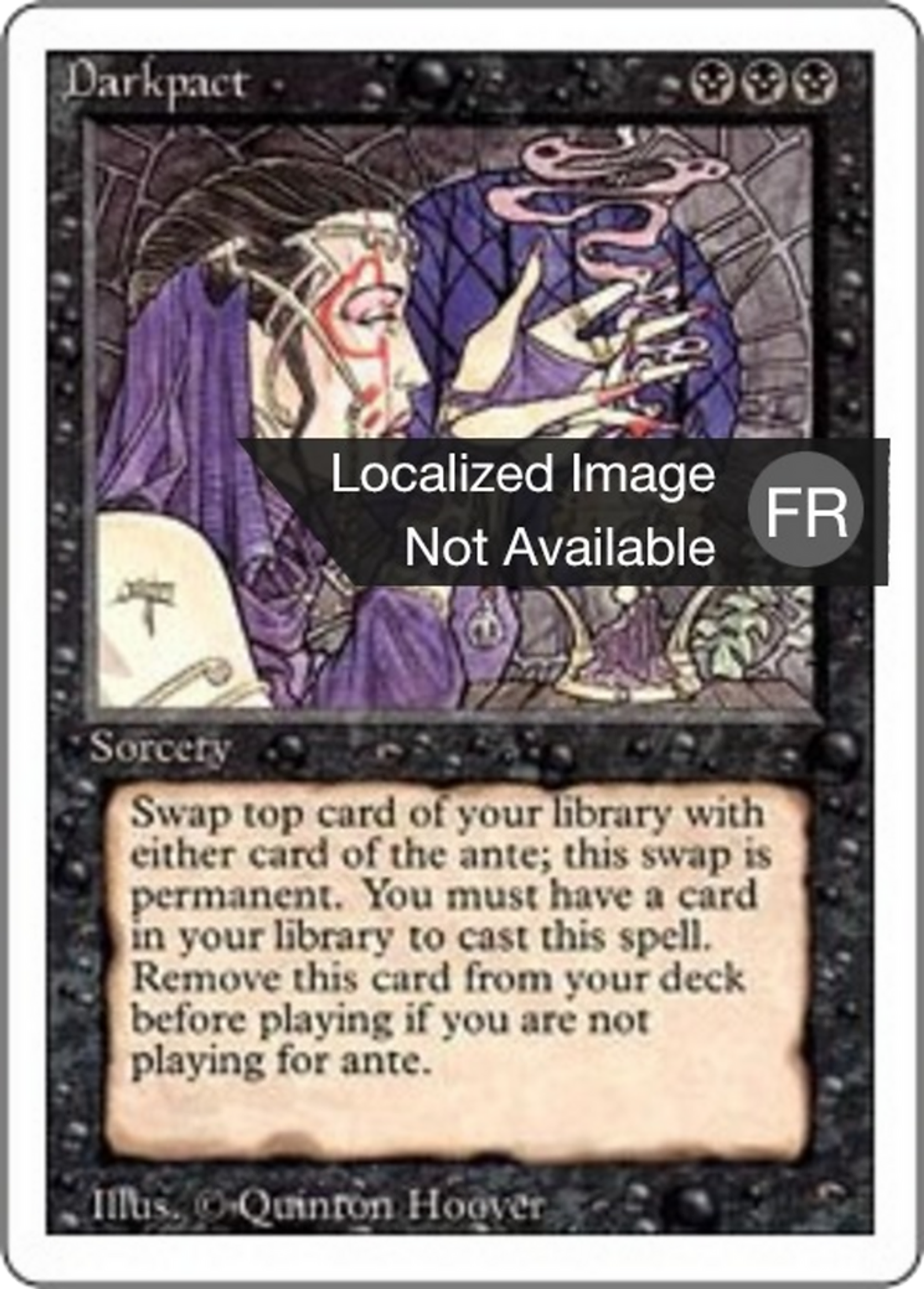 Darkpact — Foreign White Border — Magic: The Gathering