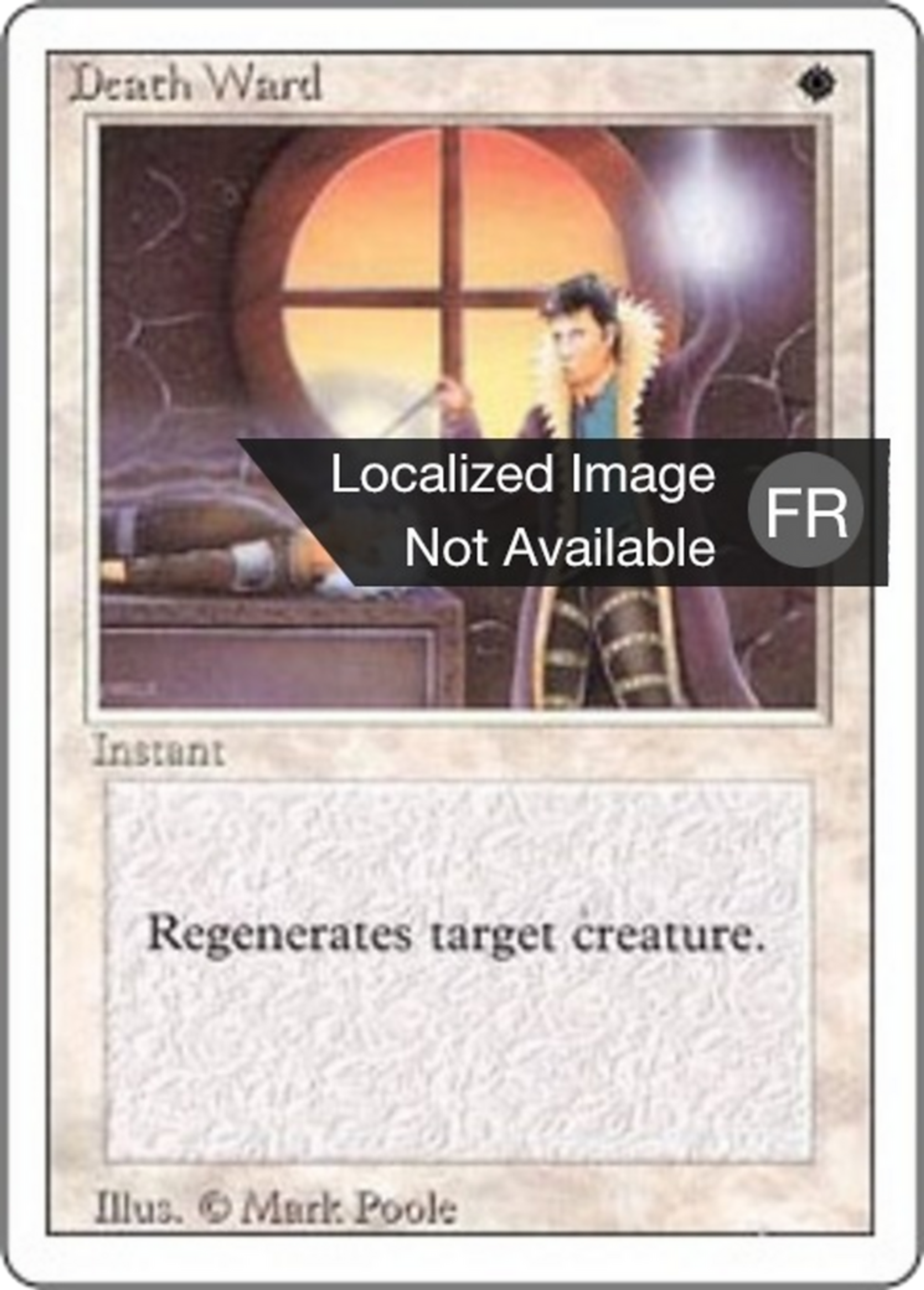 Death Ward — Foreign White Border — Magic: The Gathering