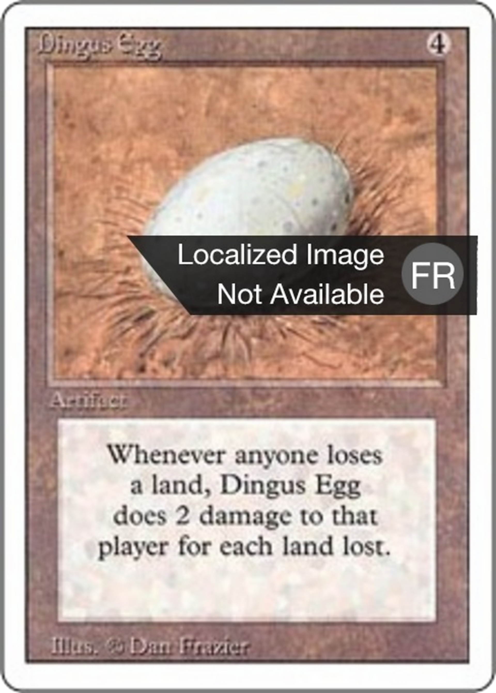 OEuf de Dingus — Foreign White Border — Magic: The Gathering