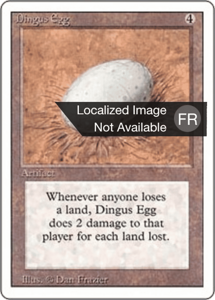 Dingus Egg — Foreign White Border — Magic: The Gathering