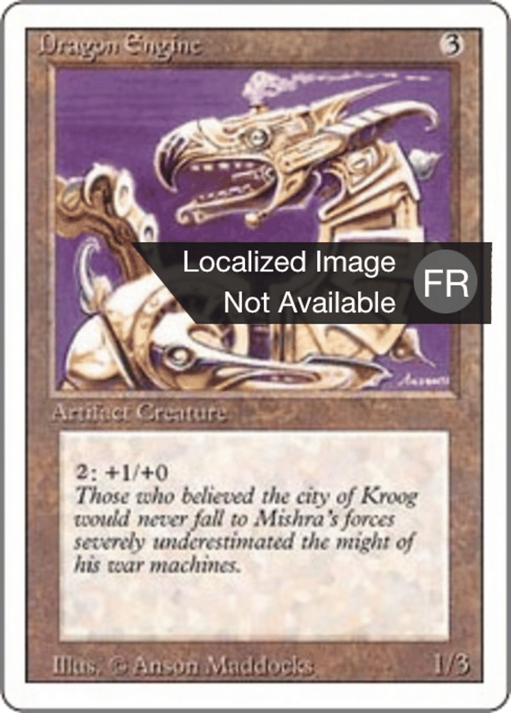 Dragon Engine — Foreign White Border — Magic: The Gathering