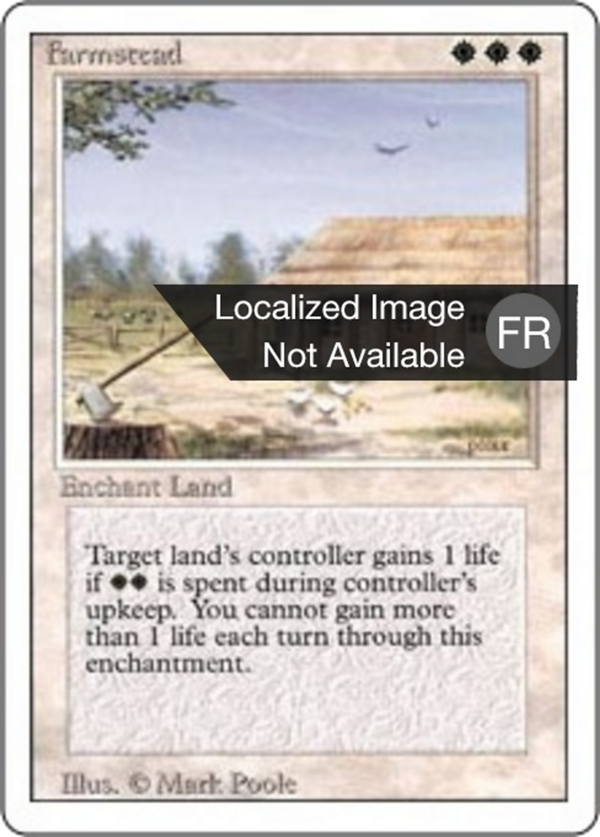 Ferme — Foreign White Border — Magic: The Gathering