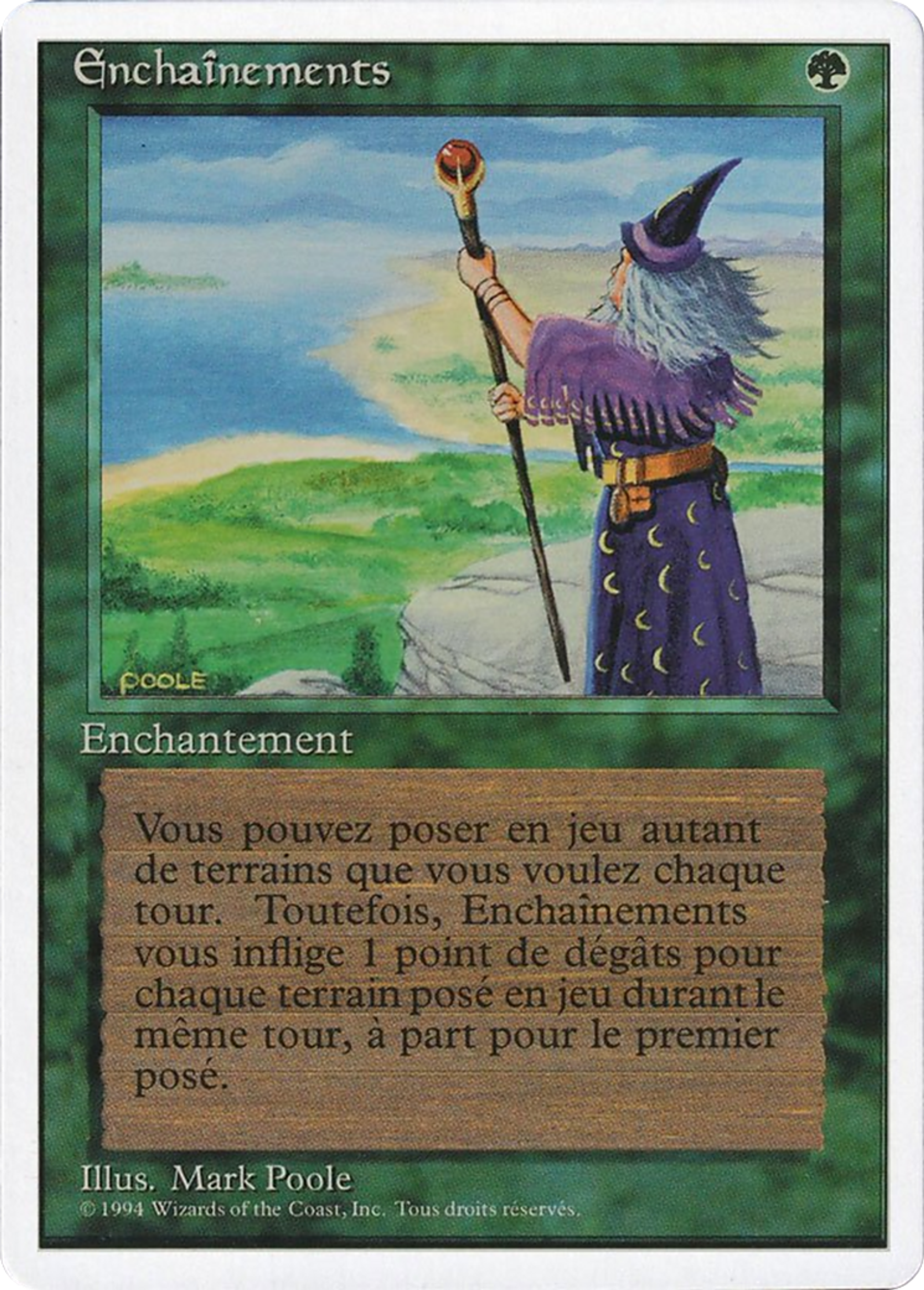 Enchaînements — Foreign White Border — Magic: The Gathering