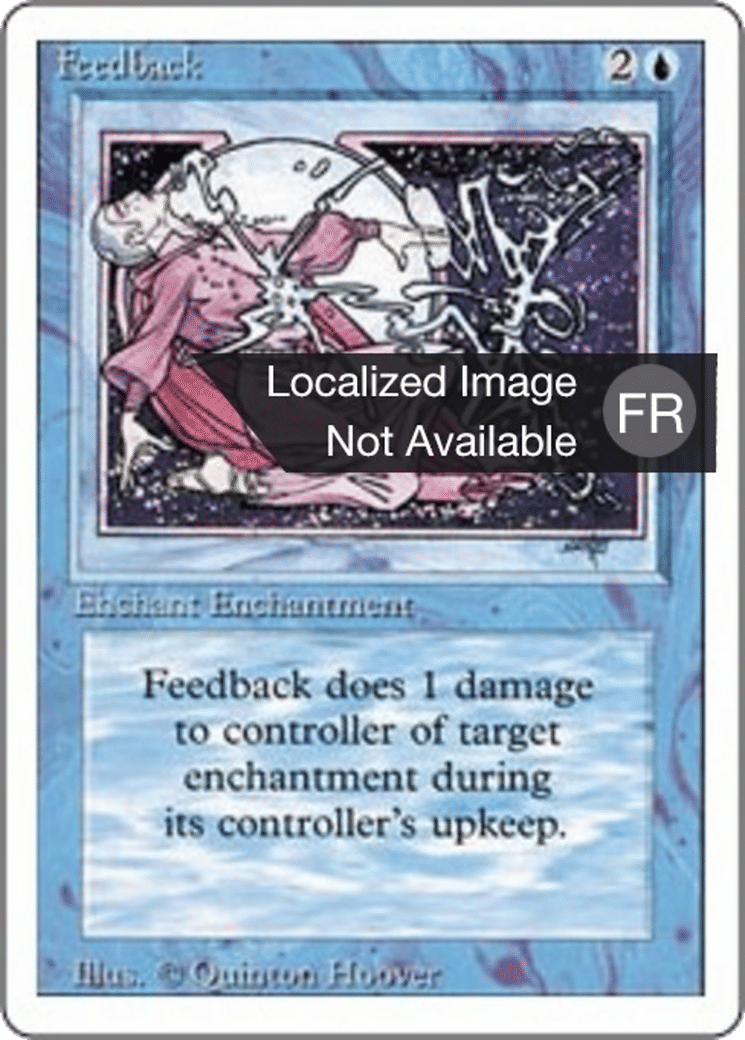 Feedback — Foreign White Border — Magic: The Gathering
