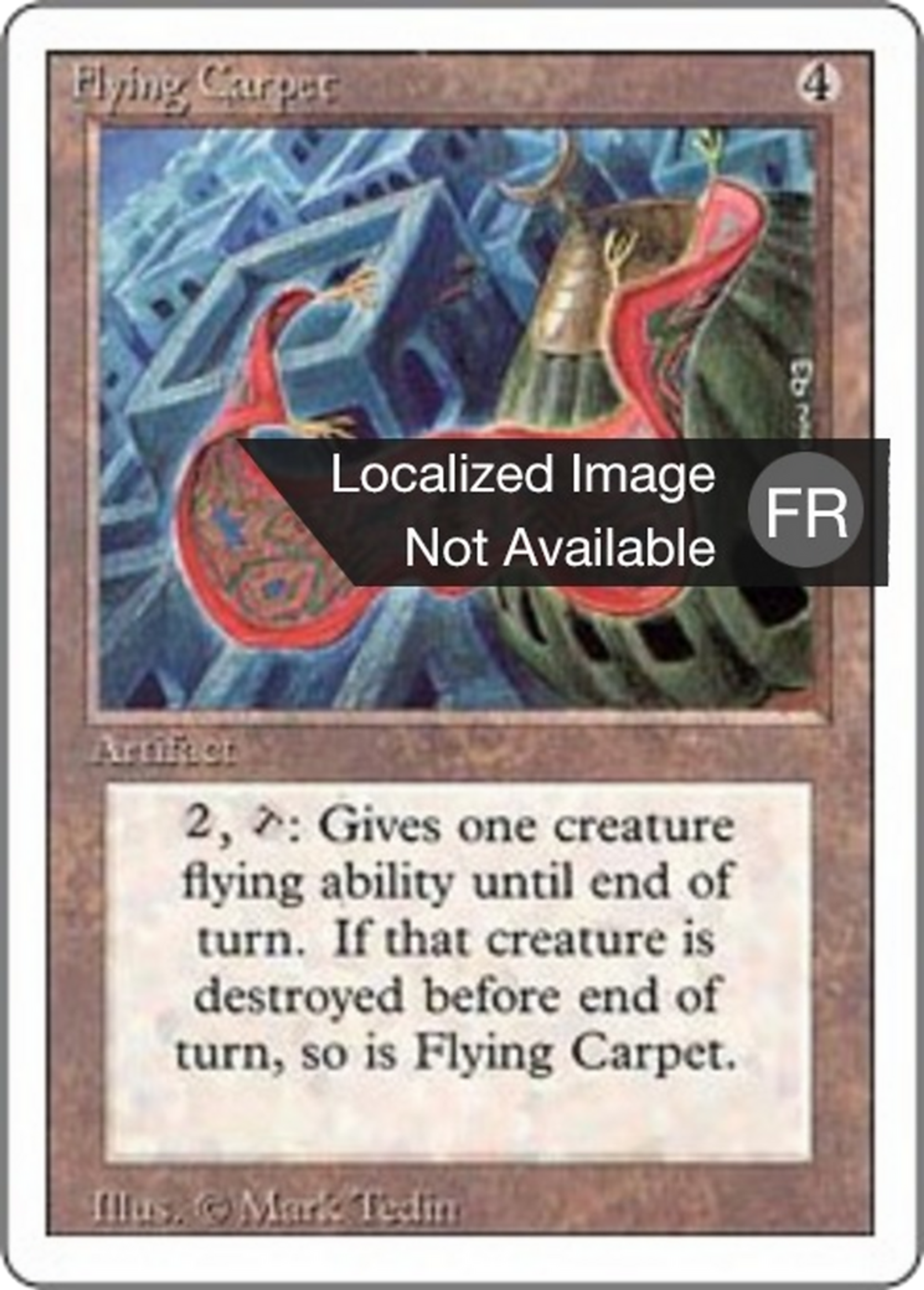 Tapis volant — Foreign White Border — Magic: The Gathering