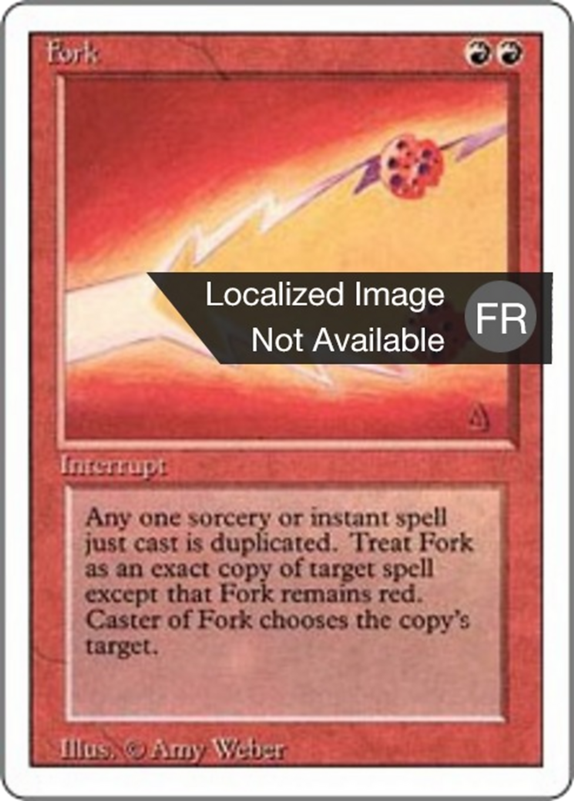 Fourche — Foreign White Border — Magic: The Gathering