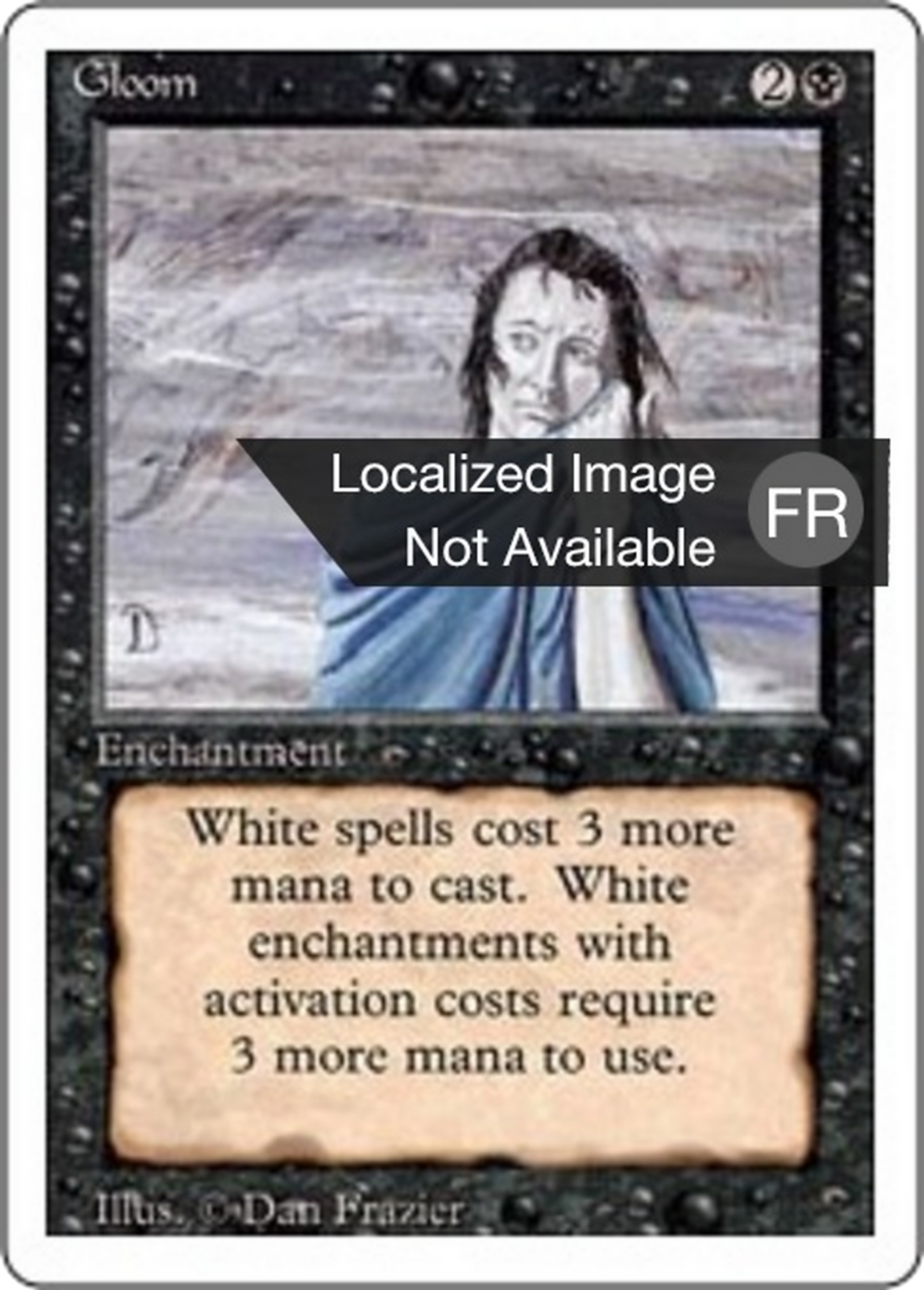 Langueur — Foreign White Border — Magic: The Gathering