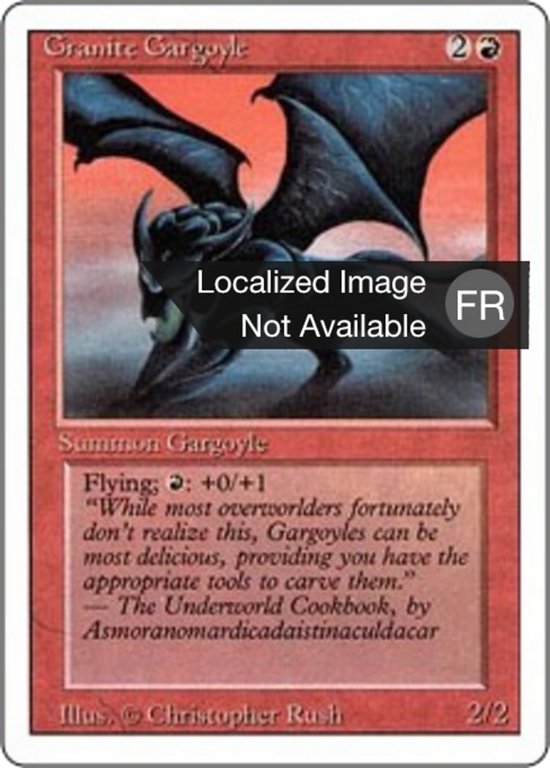 Granite Gargoyle — Foreign White Border — Magic: The Gathering