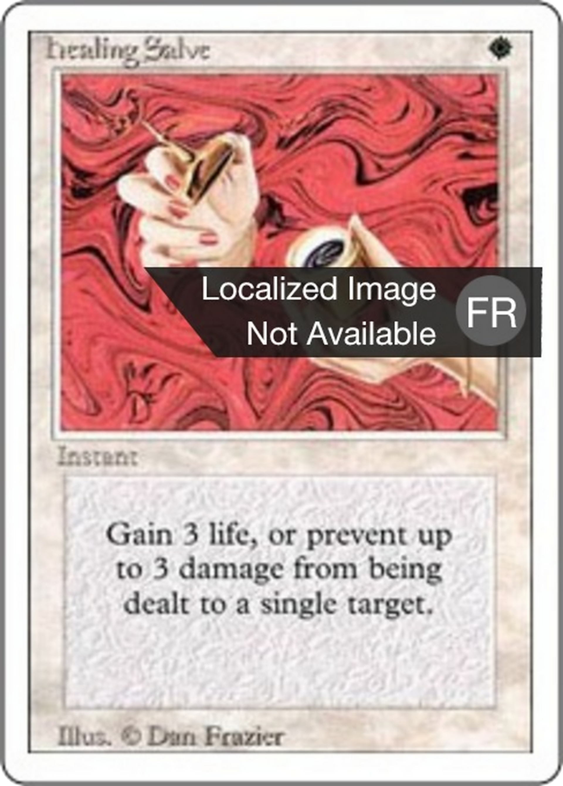 Healing Salve — Foreign White Border — Magic: The Gathering
