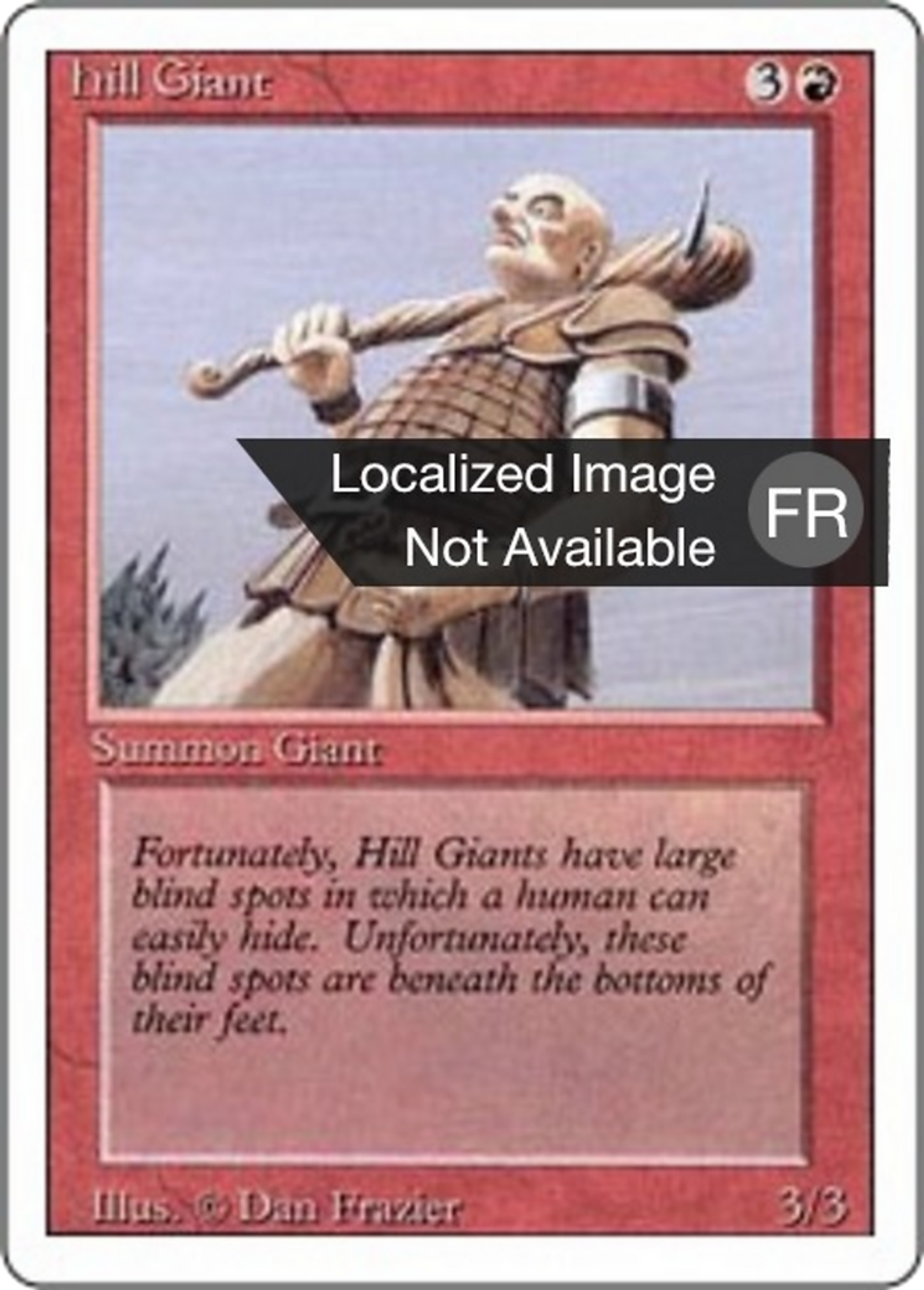 Hill Giant — Foreign White Border — Magic: The Gathering