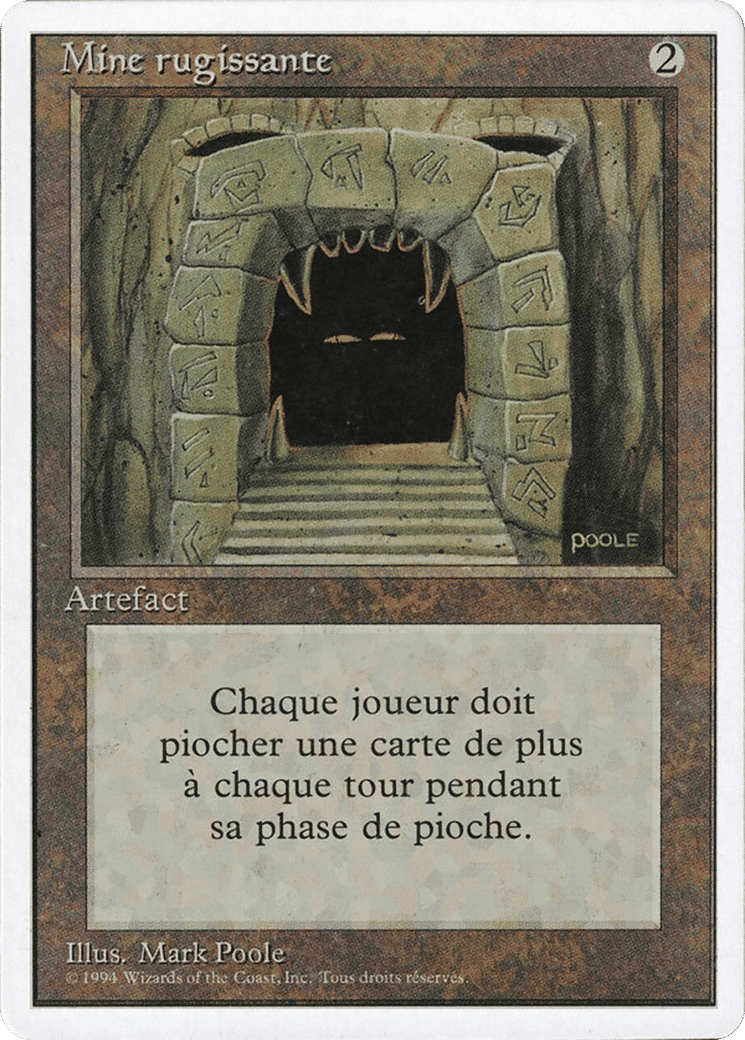 Howling Mine — Foreign White Border — Magic: The Gathering