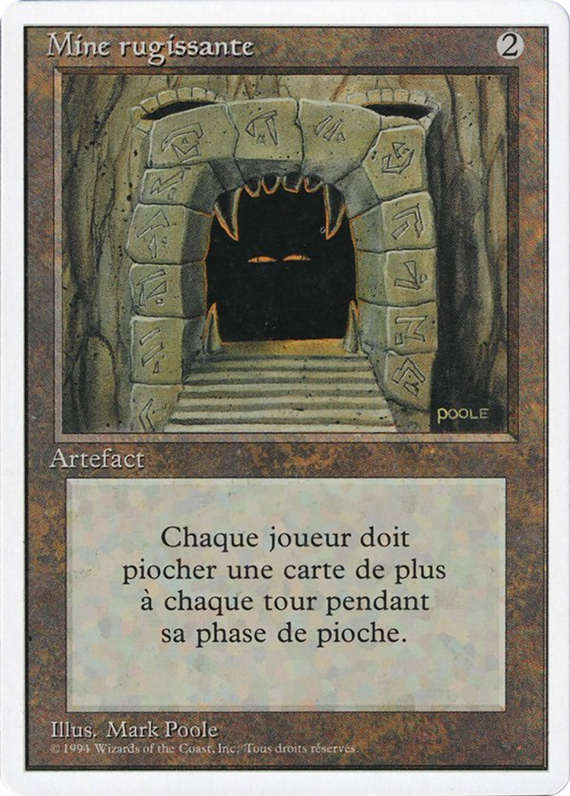 Howling Mine — Foreign White Border — Magic: The Gathering