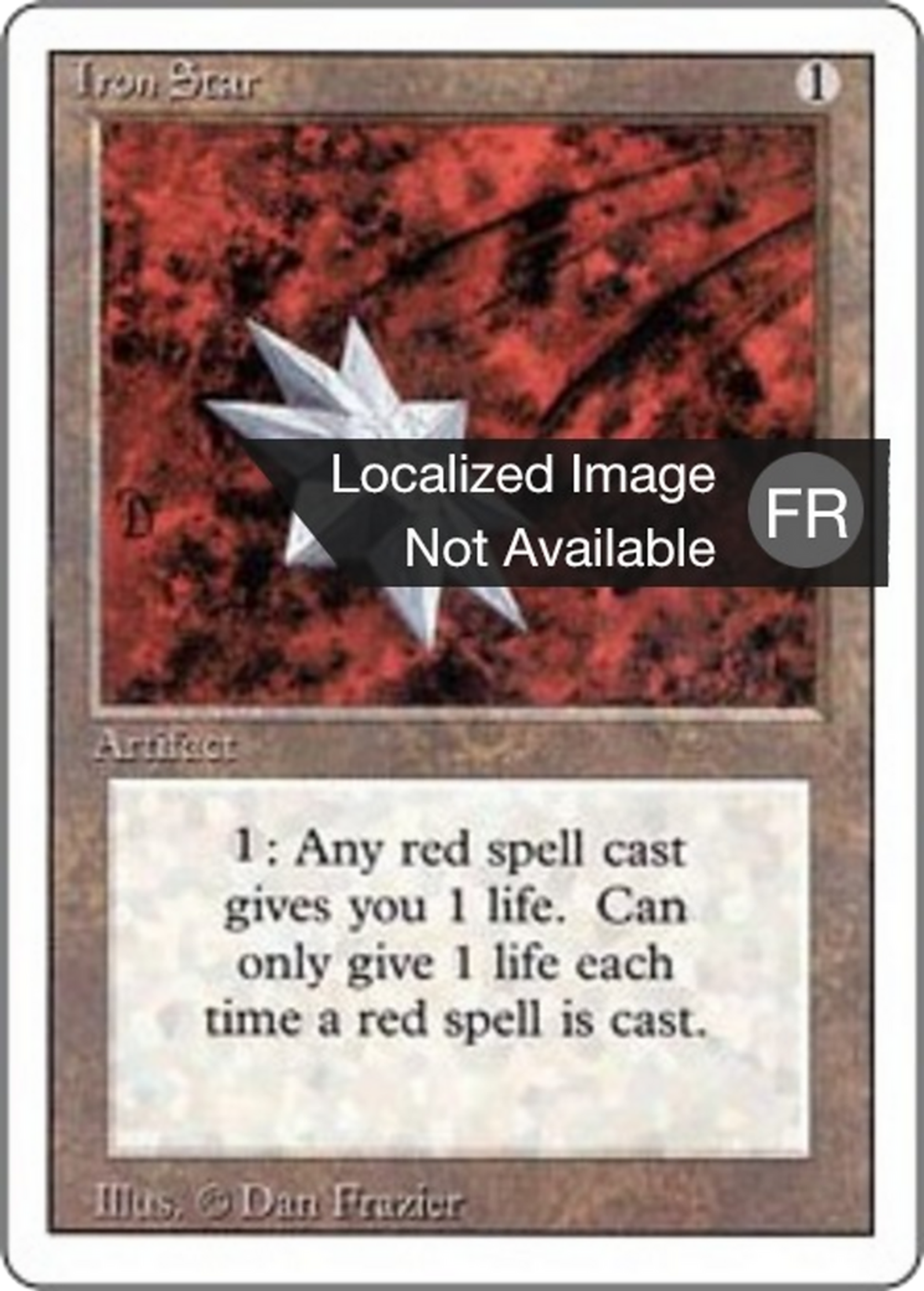 Etoile de fer — Foreign White Border — Magic: The Gathering