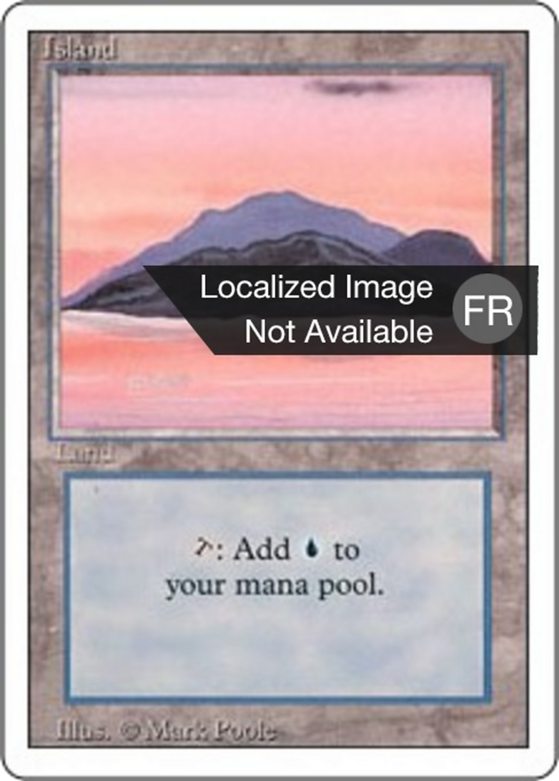 Island — Foreign White Border — Magic: The Gathering