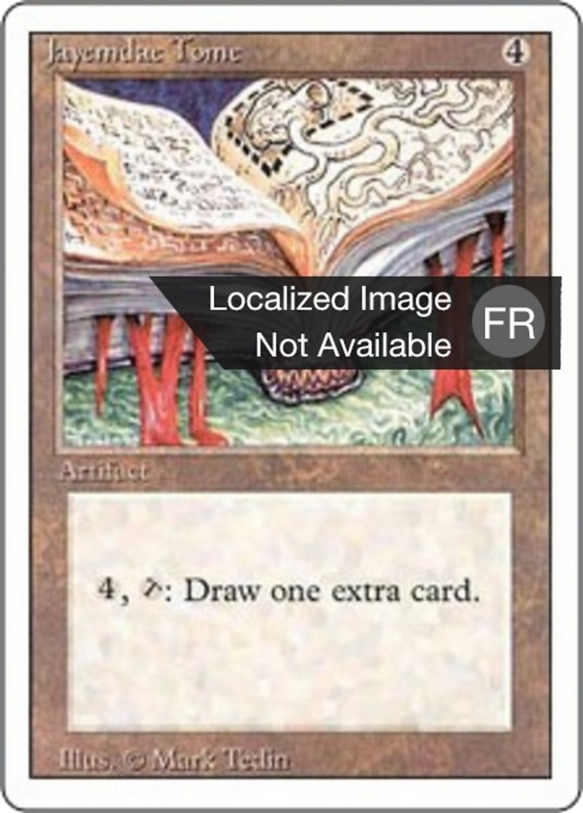 Jayemdae Tome — Foreign White Border — Magic: The Gathering