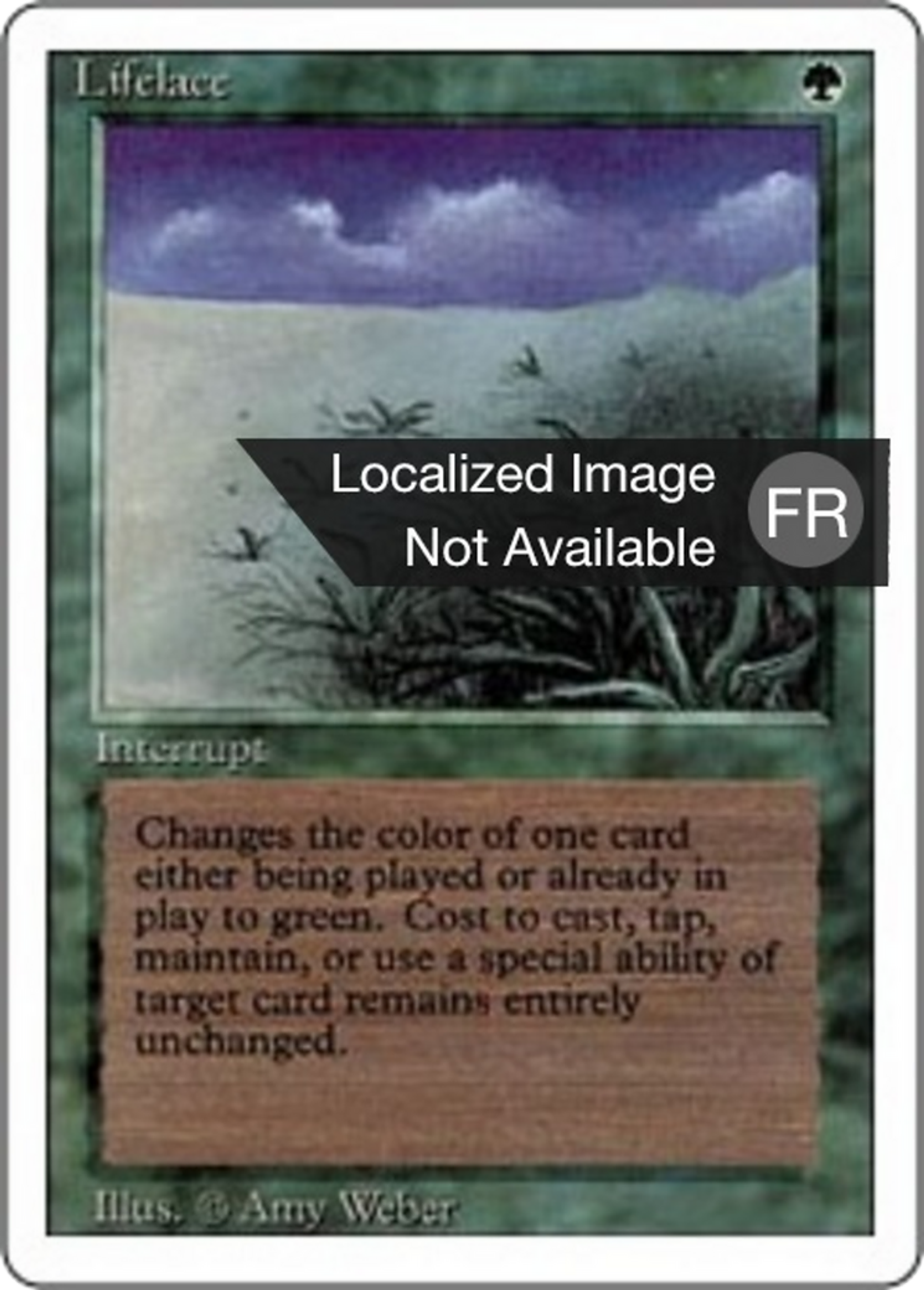 Voile de vie — Foreign White Border — Magic: The Gathering