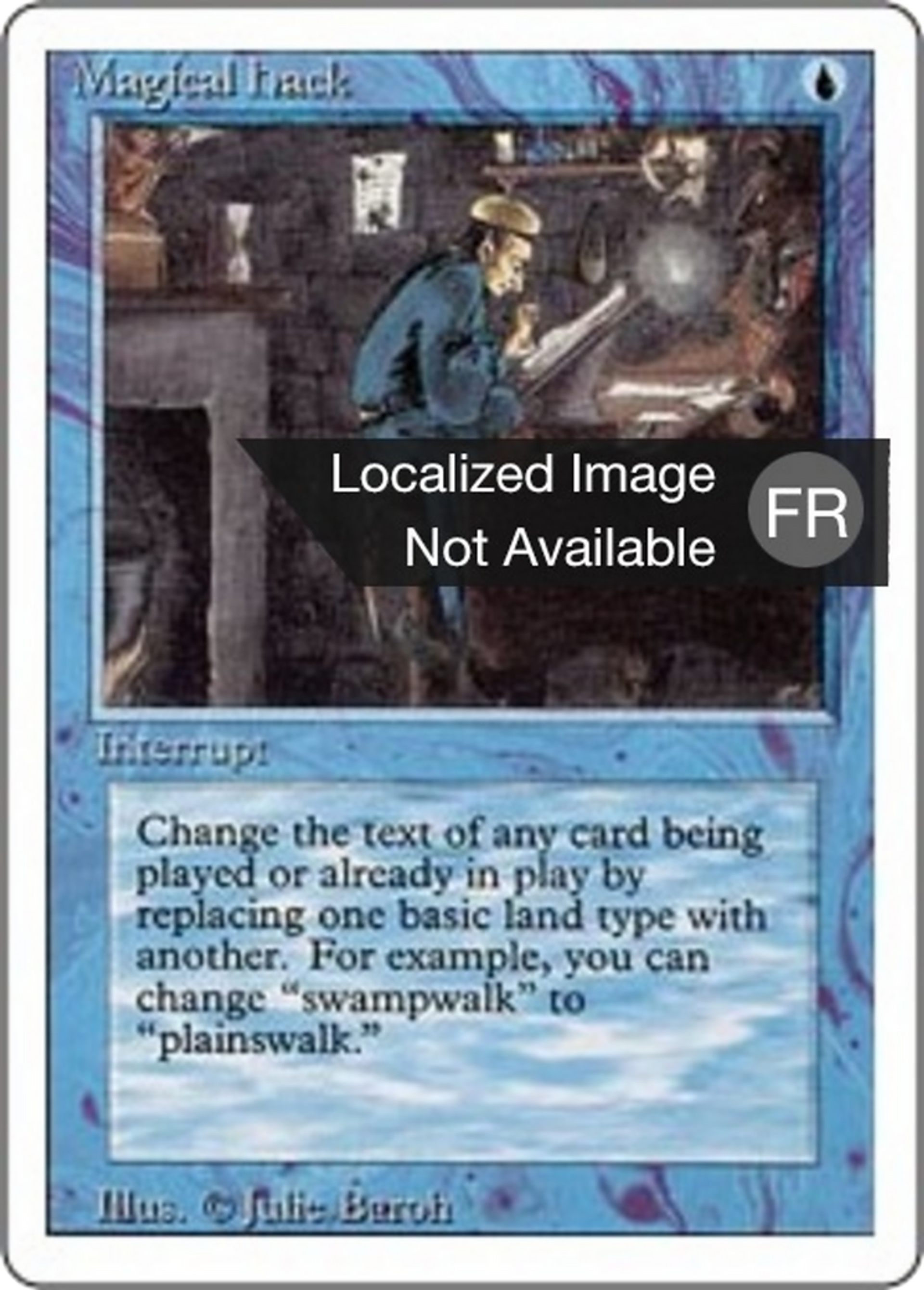 Rature magique — Foreign White Border — Magic: The Gathering