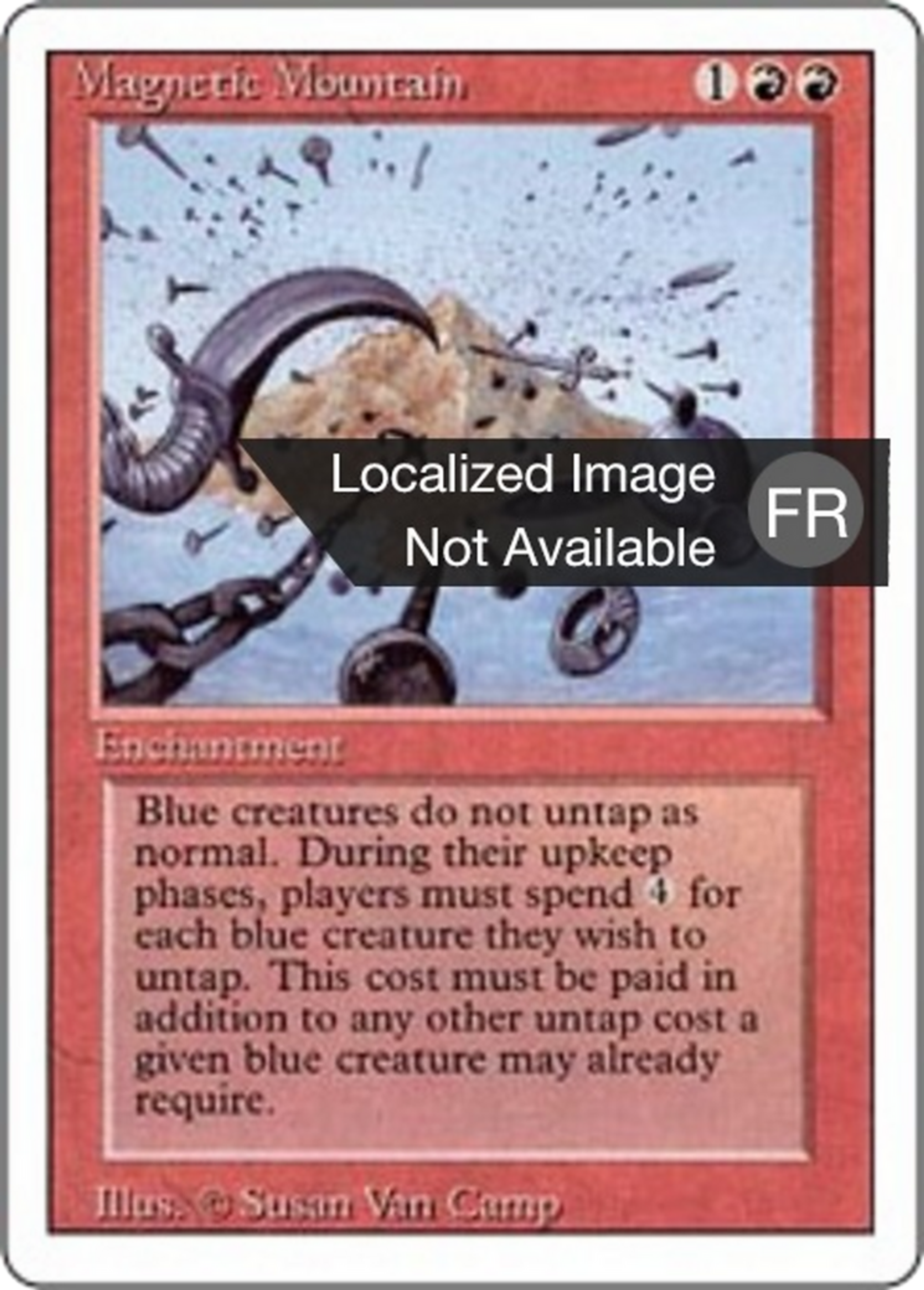 Magnetic Mountain — Foreign White Border — Magic: The Gathering