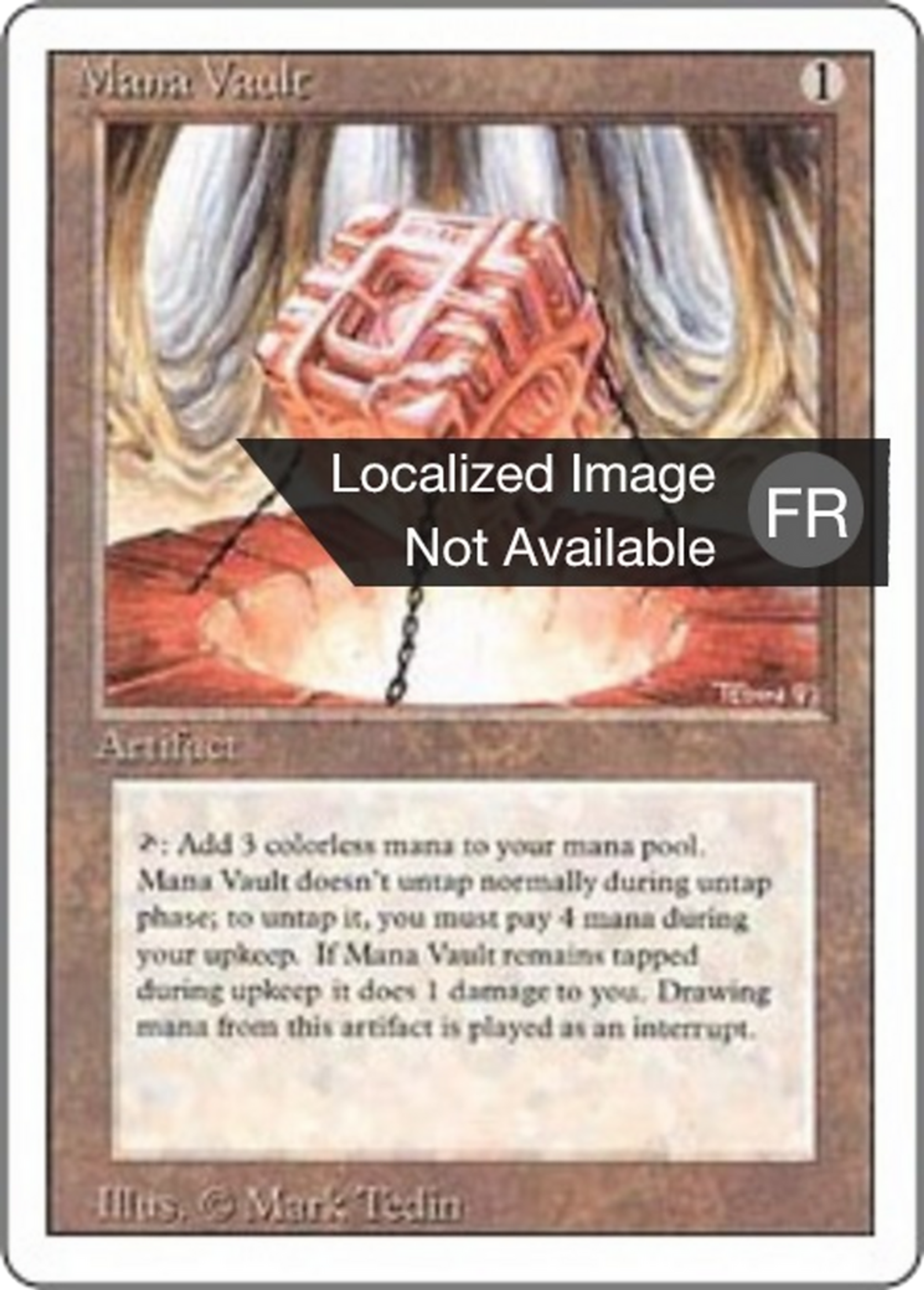 Mana Vault — Foreign White Border — Magic: The Gathering