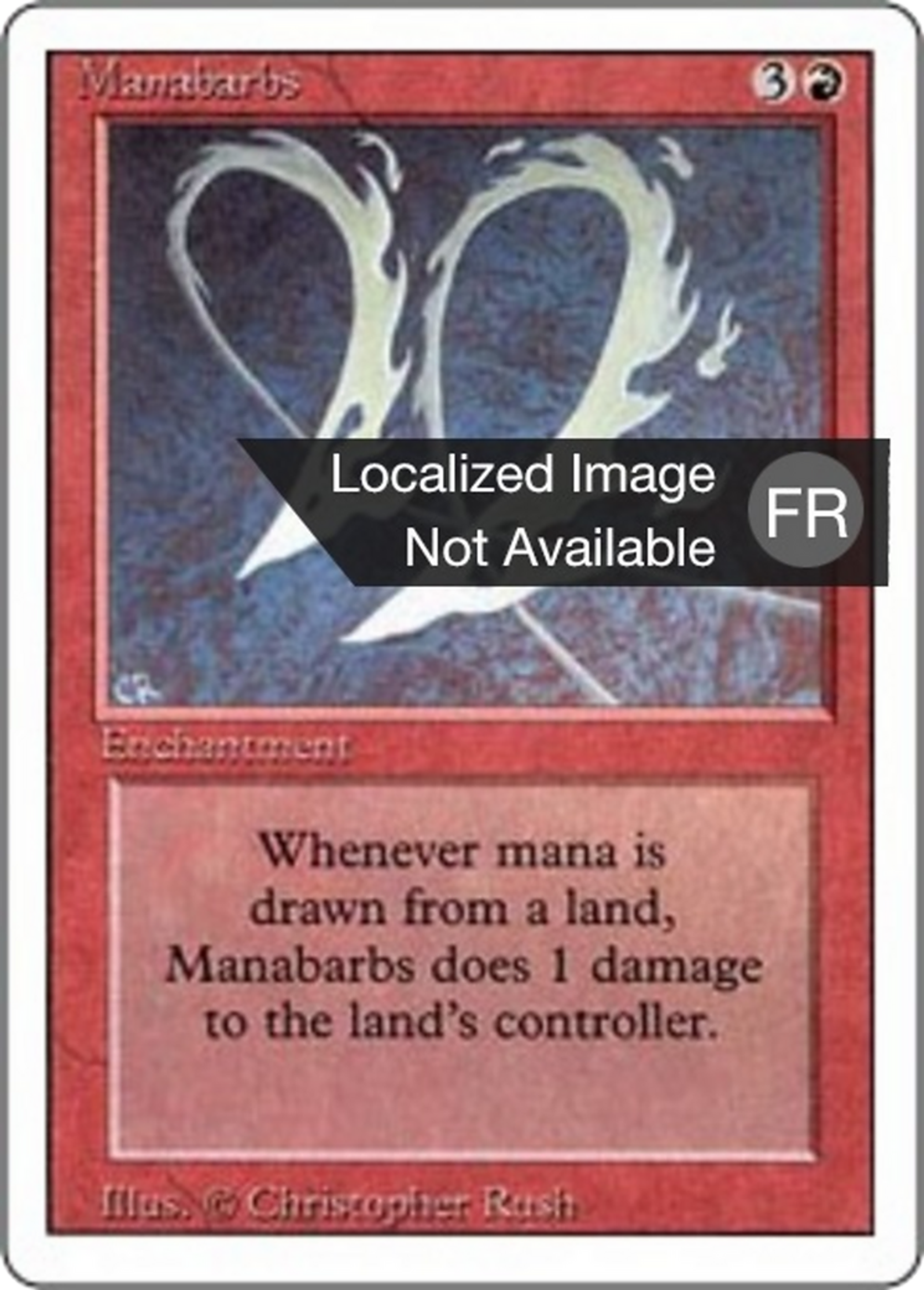 Manabarbs — Foreign White Border — Magic: The Gathering