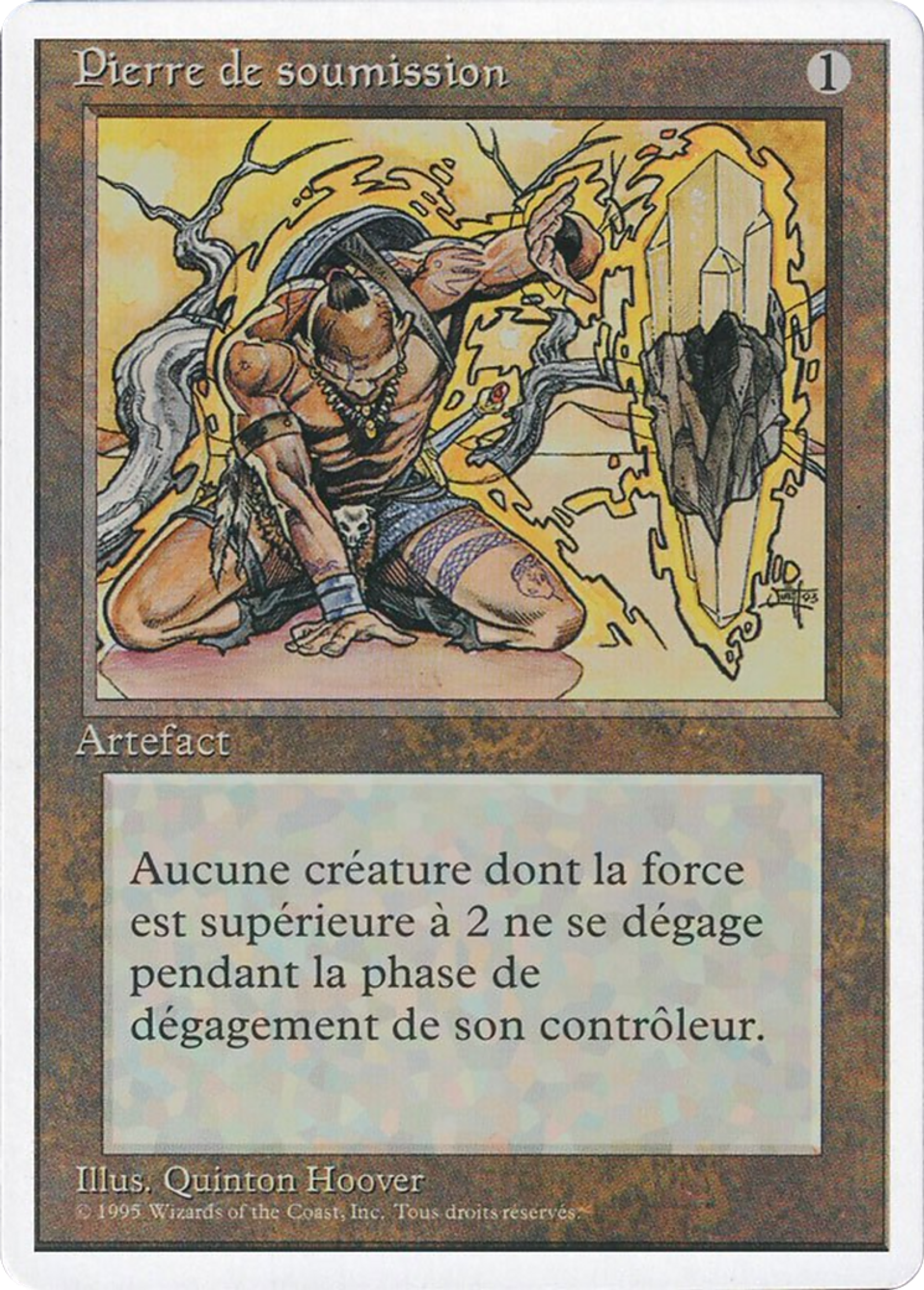 Meekstone — Foreign White Border — Magic: The Gathering