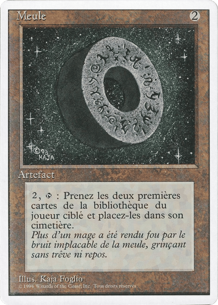 Millstone — Foreign White Border — Magic: The Gathering