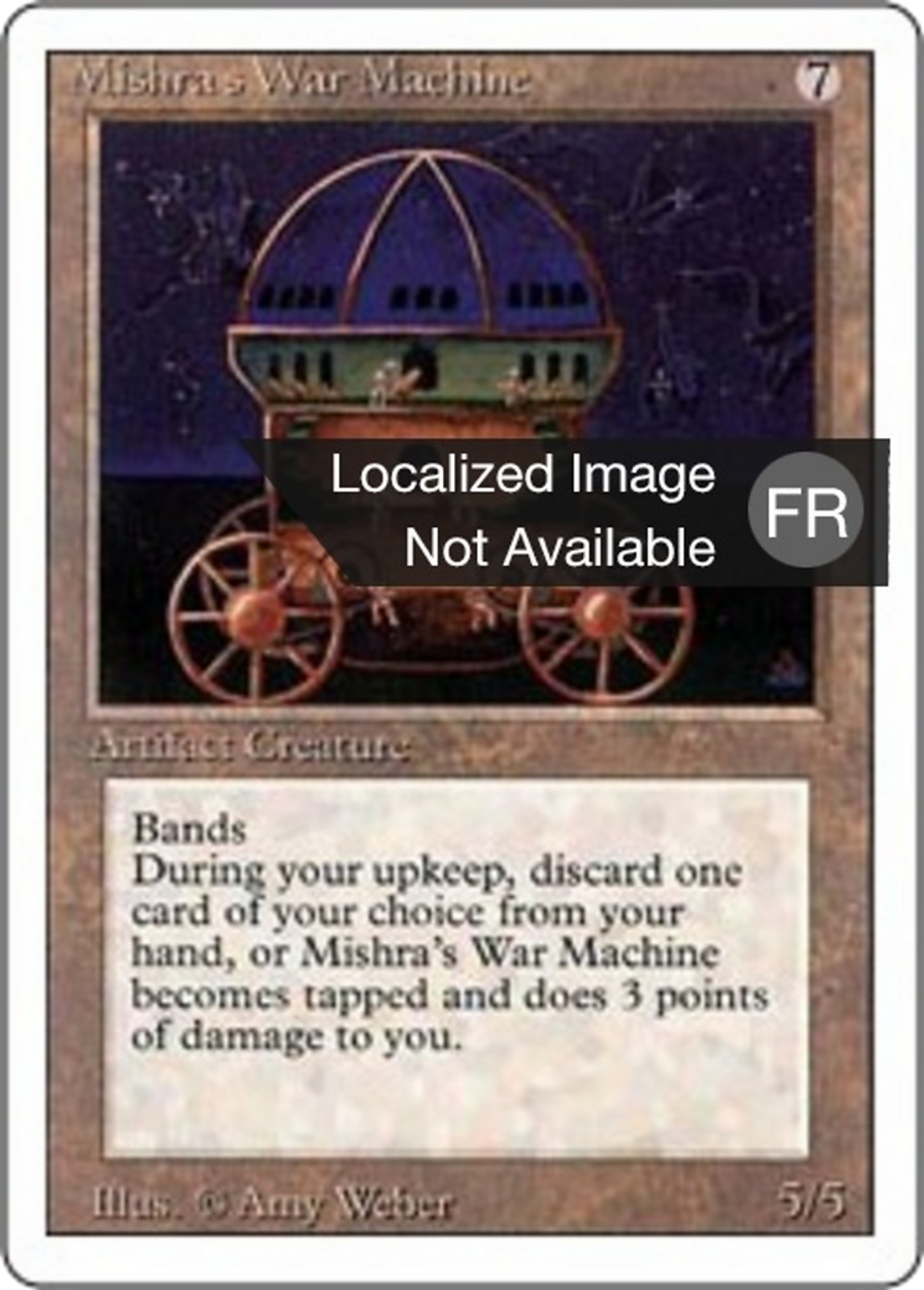 Machine de guerre de Mishra — Foreign White Border — Magic: The Gathering