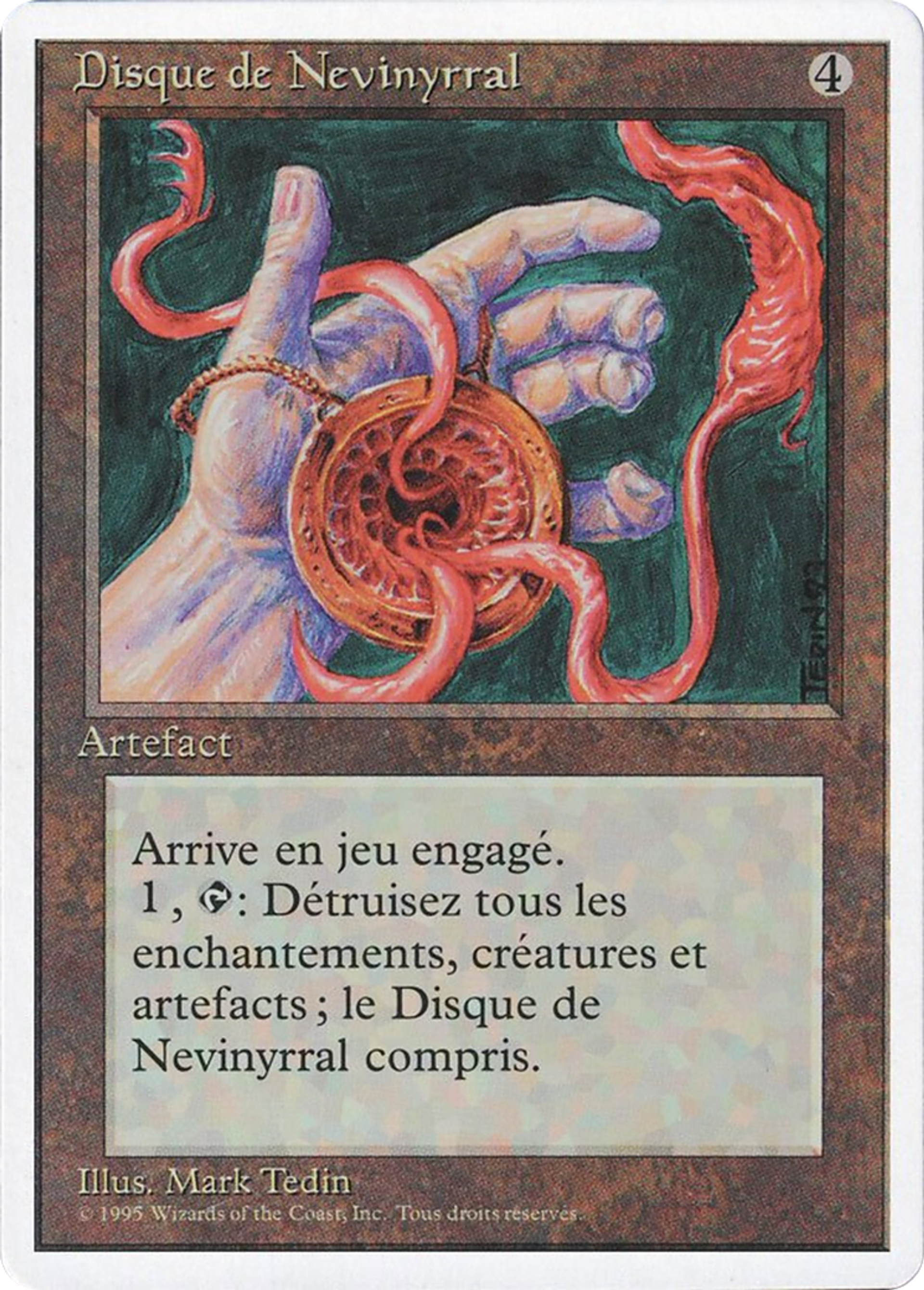 Nevinyrral's Disk — Foreign White Border — Magic: The Gathering