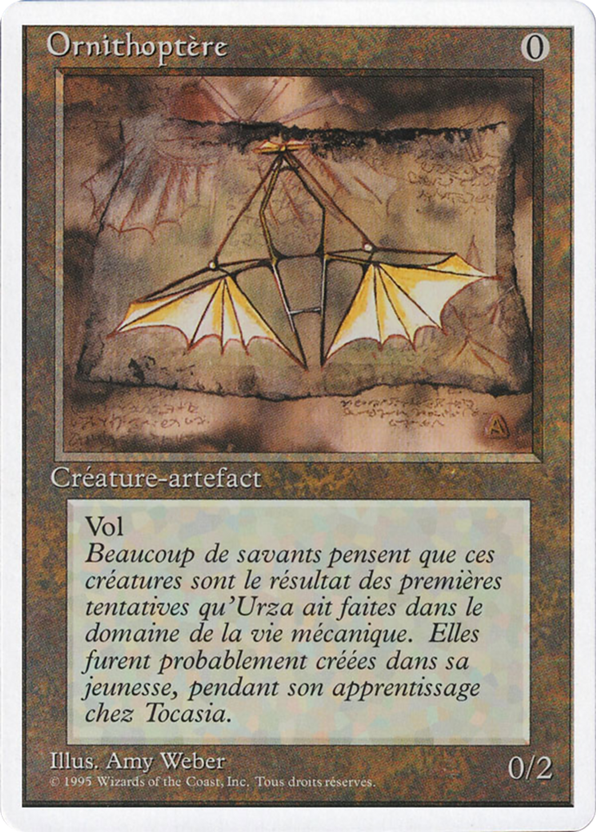 Ornithopter — Foreign White Border — Magic: The Gathering