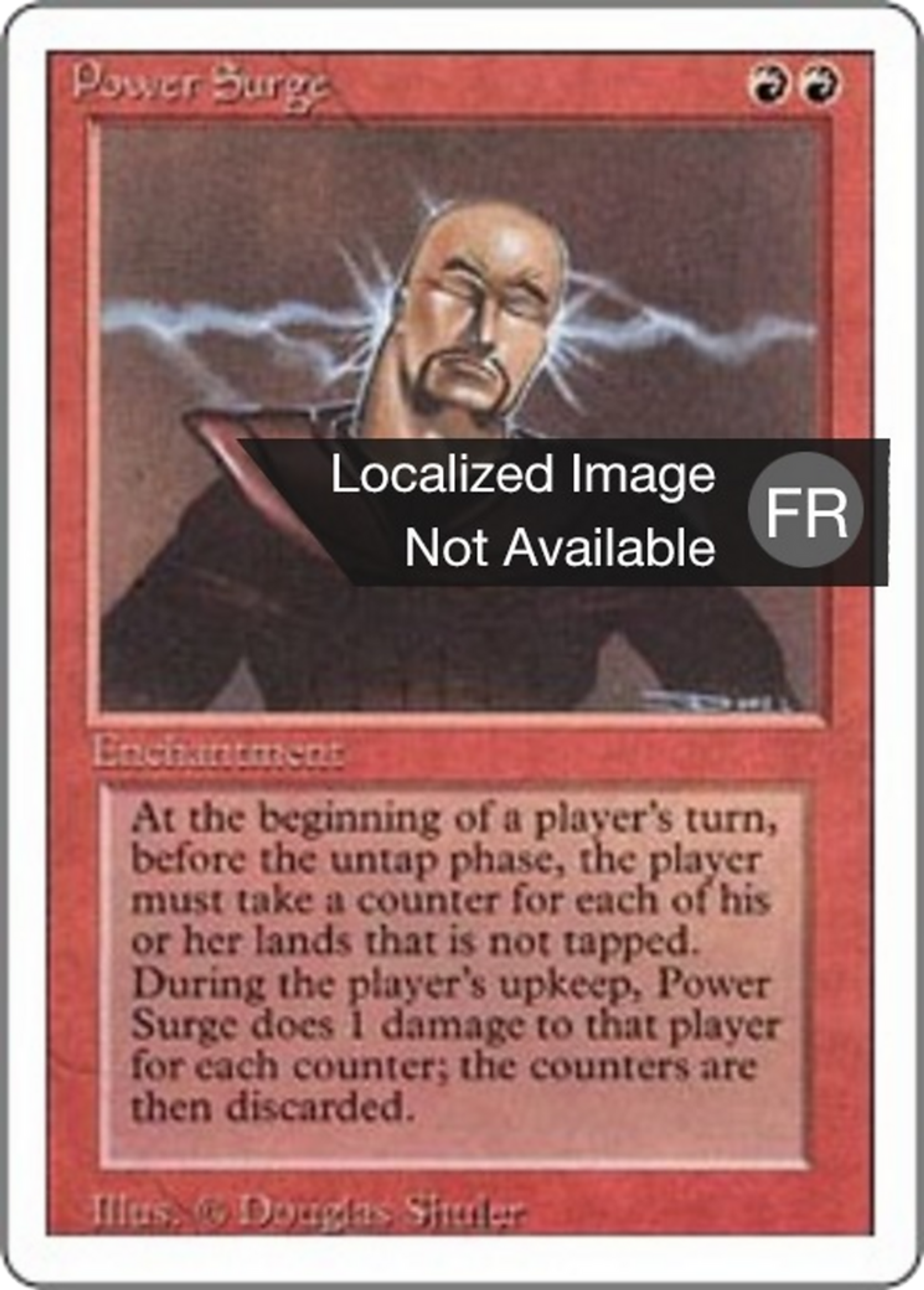Surtension — Foreign White Border — Magic: The Gathering