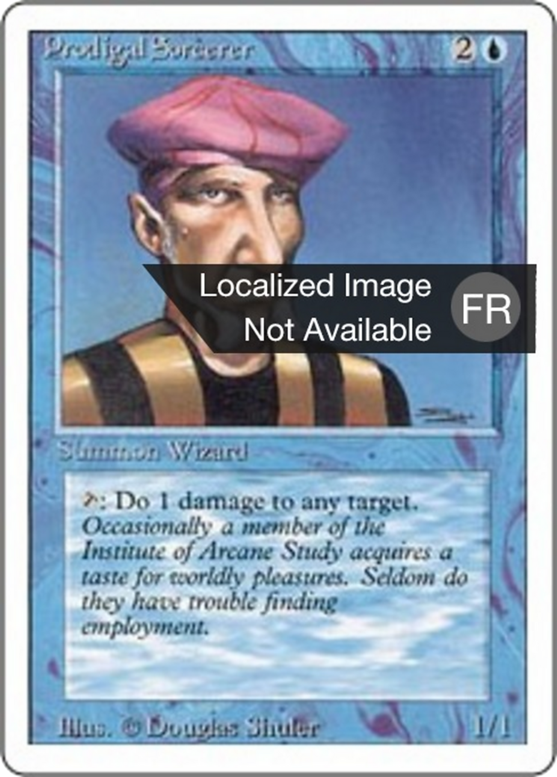 Prodigal Sorcerer — Foreign White Border — Magic: The Gathering