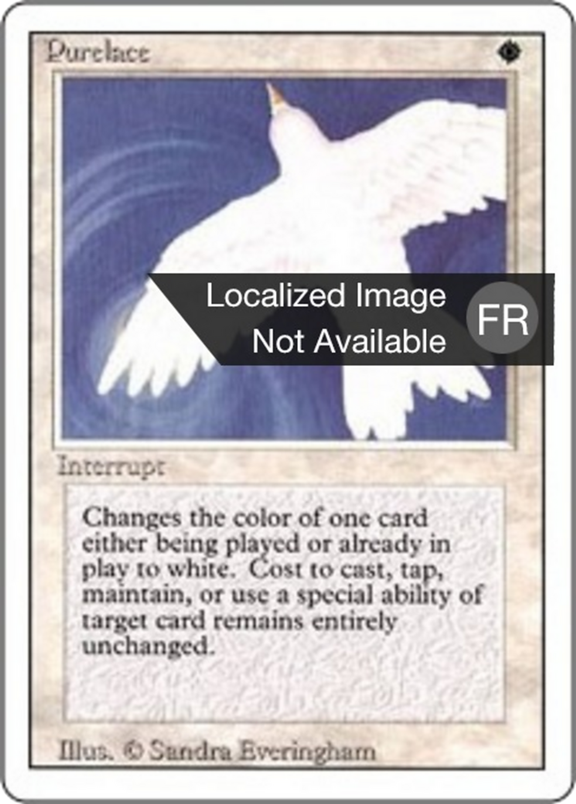 Purelace — Foreign White Border — Magic: The Gathering