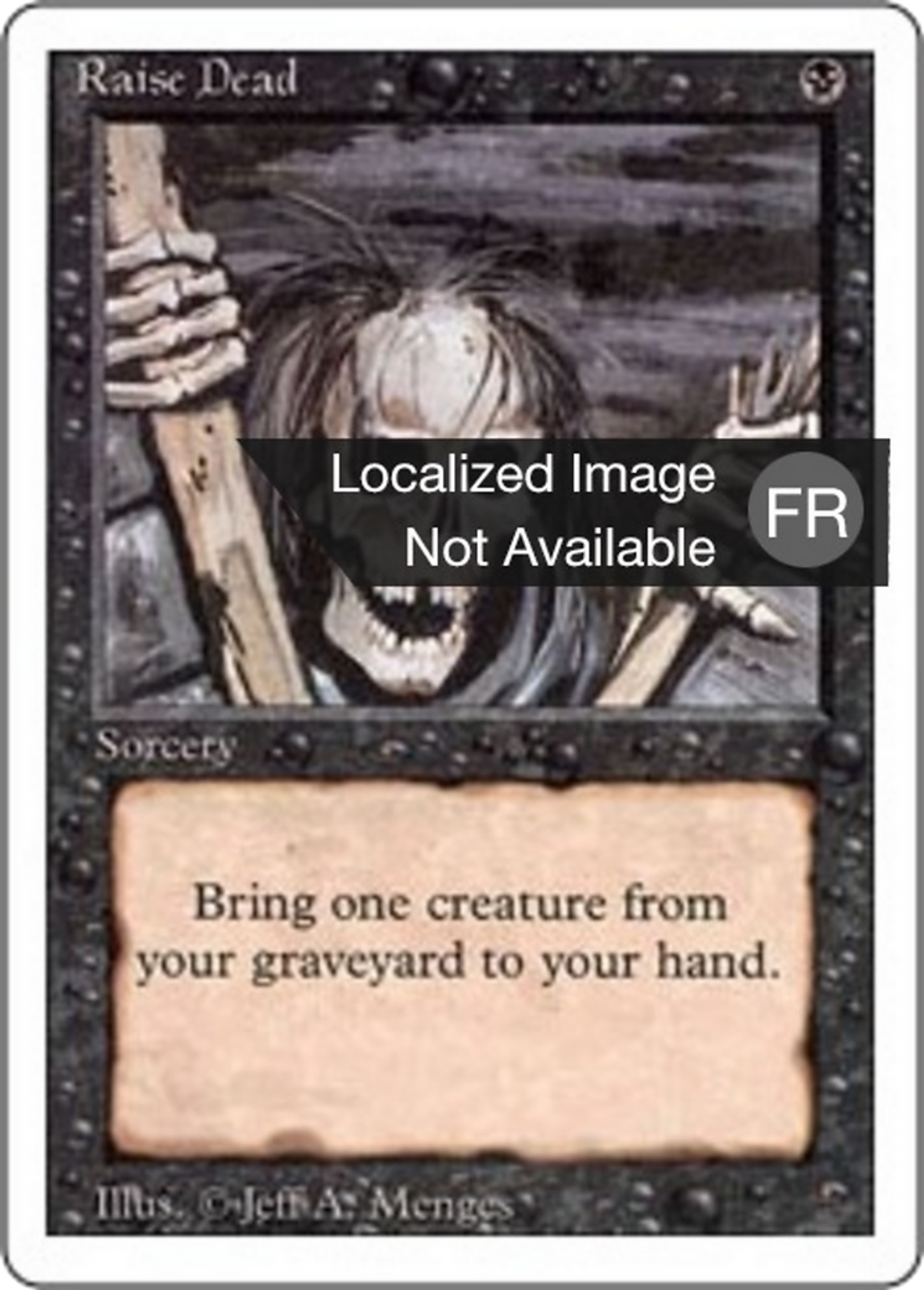 Raise Dead — Foreign White Border — Magic: The Gathering