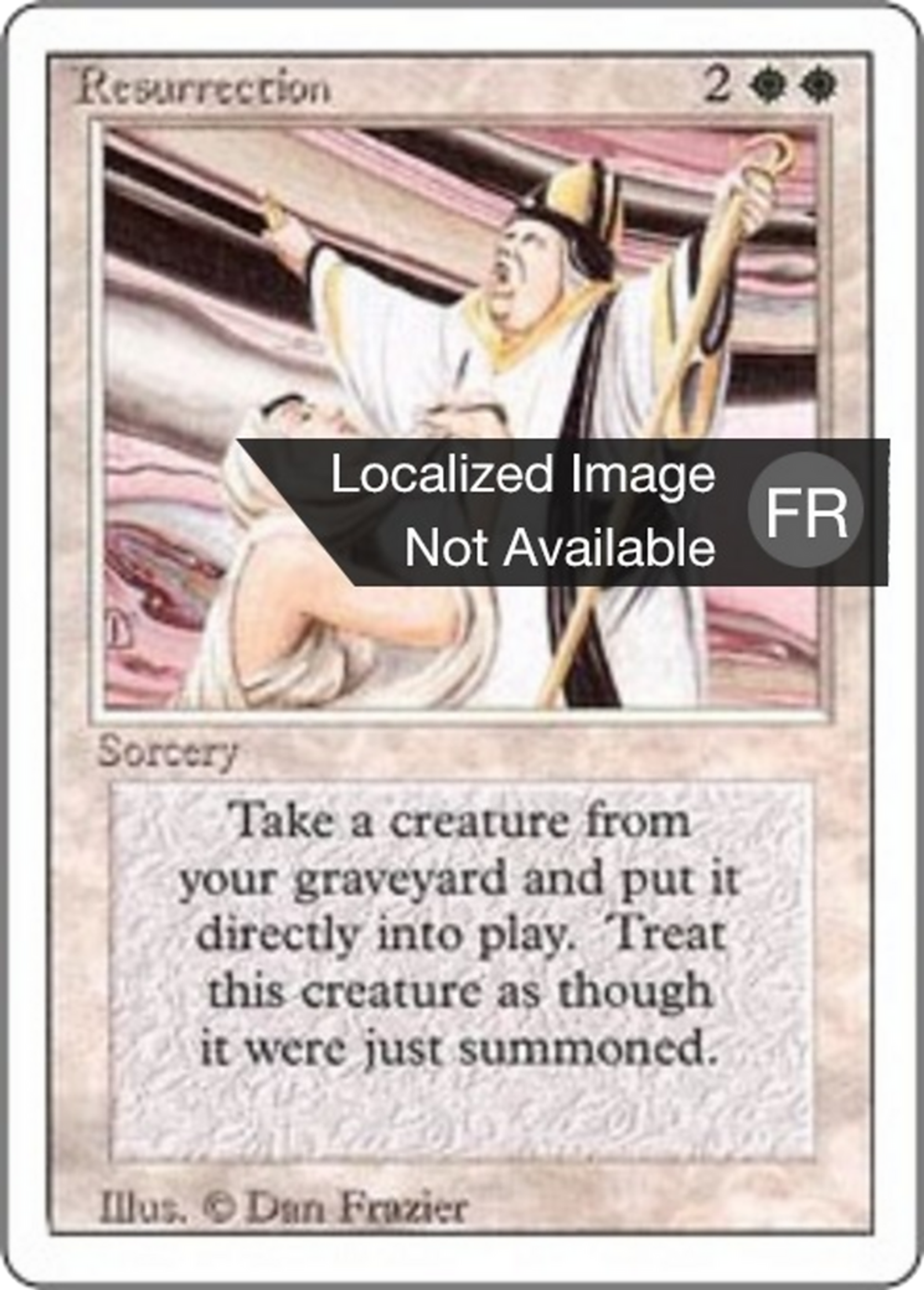 Résurrection — Foreign White Border — Magic: The Gathering