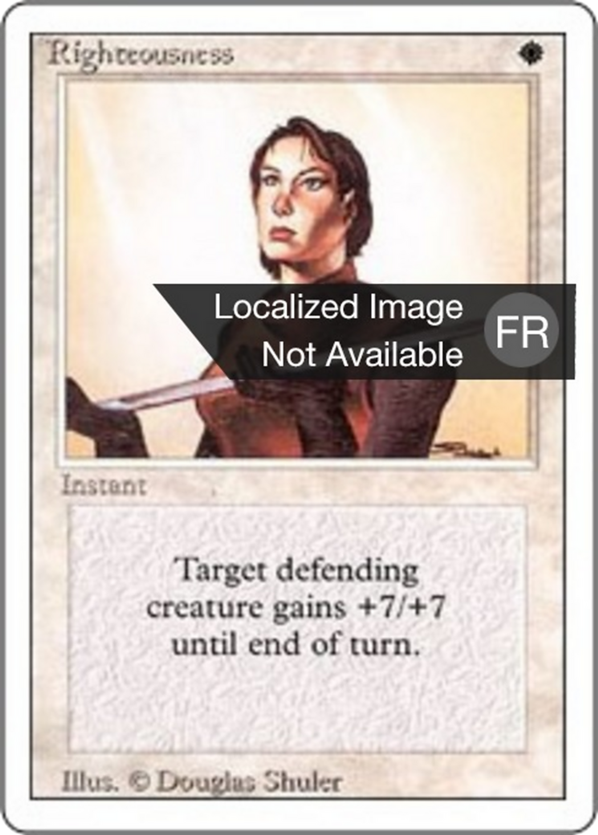 Droiture — Foreign White Border — Magic: The Gathering