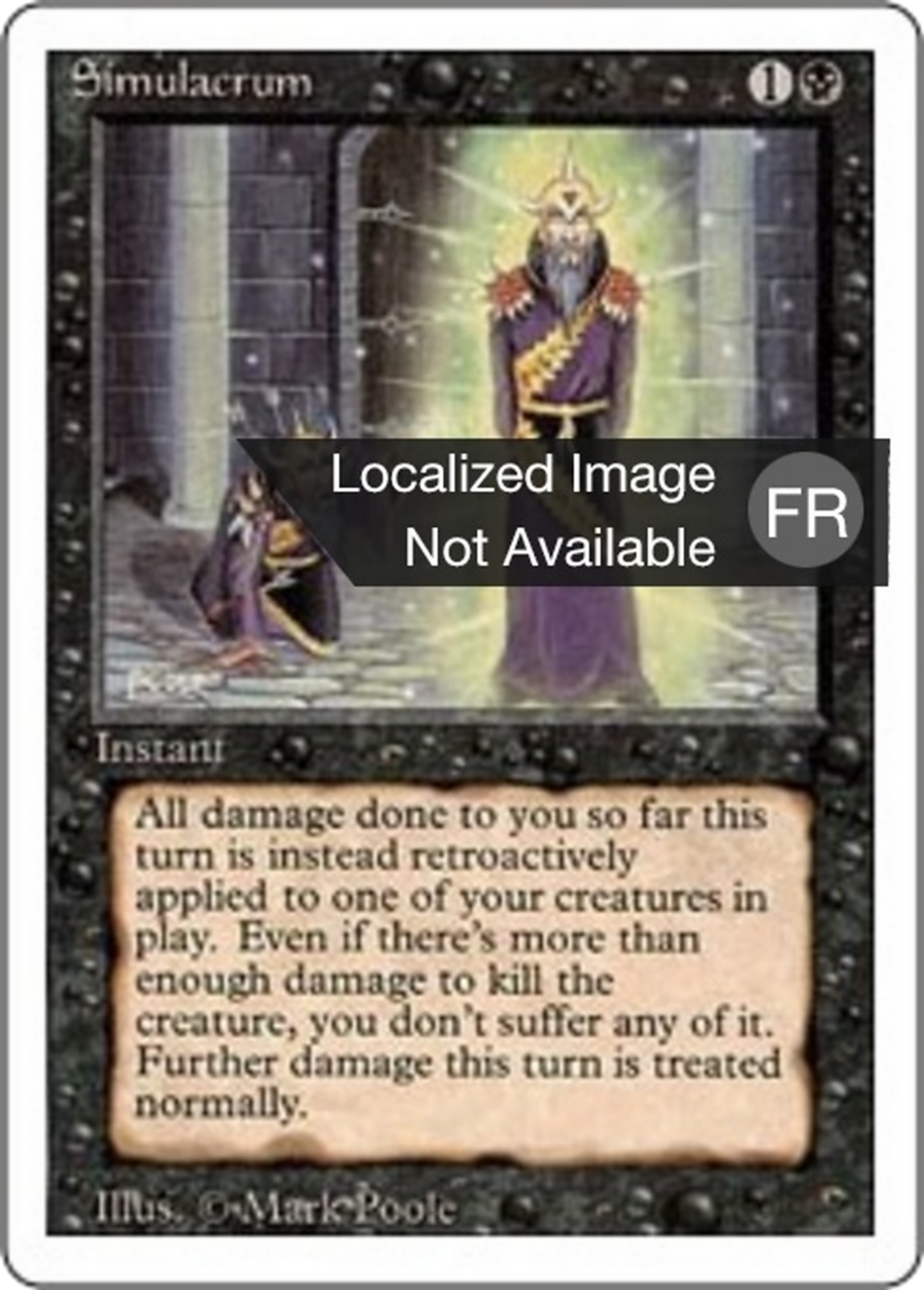 Simulacrum — Foreign White Border — Magic: The Gathering