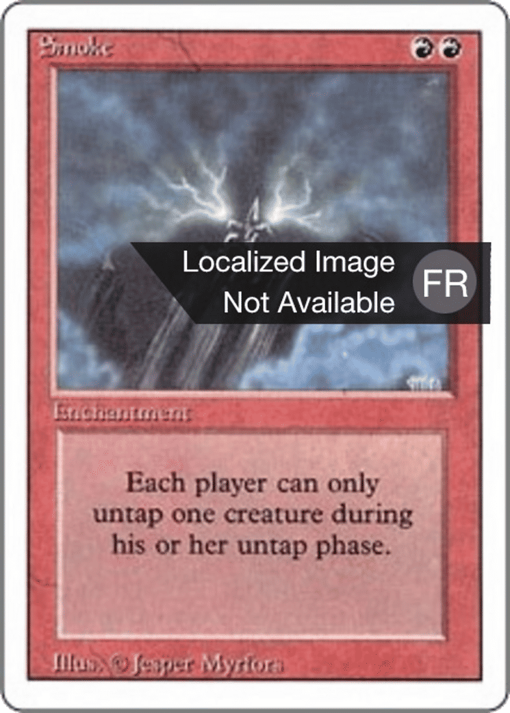 Smoke — Foreign White Border — Magic: The Gathering